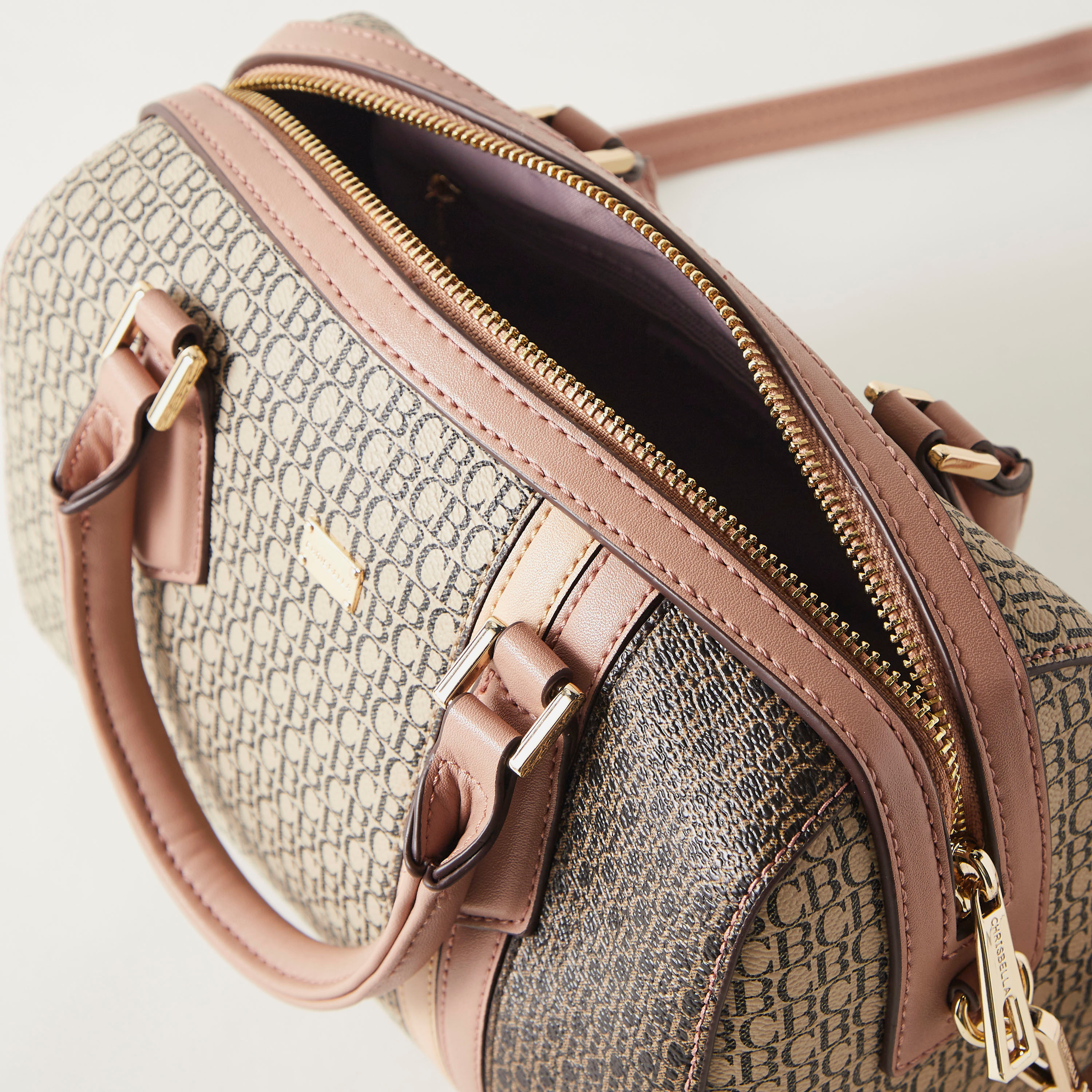 Chrisbella Printed Duffle Bag with Detachable Strap and Wallet-women-bagsandwallets-handbags-image-5