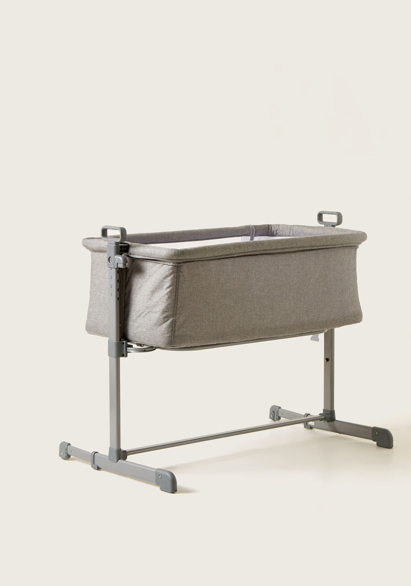 Juniors Peyton Side Bassinet and Co-sleeper - Grey-Cradles and Bassinets-image-3