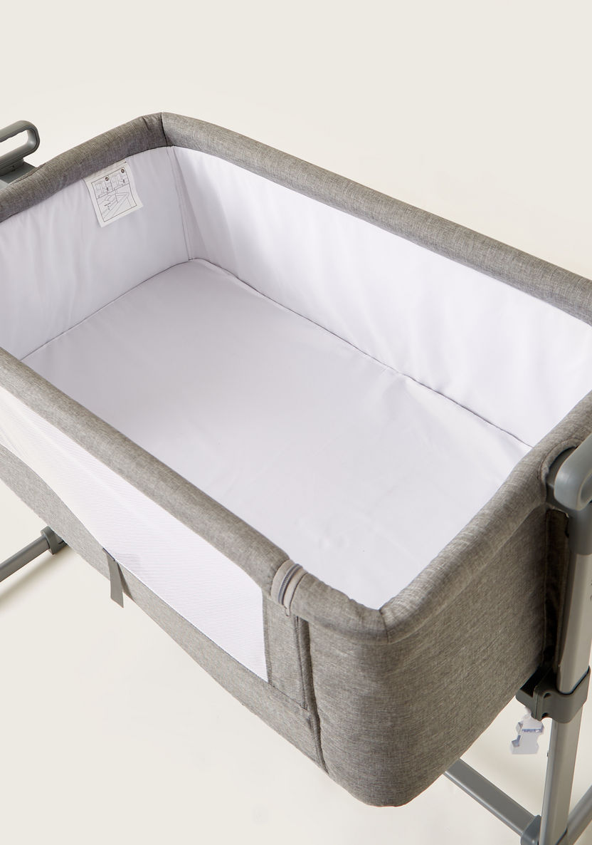 Juniors Peyton Side Bassinet and Co-sleeper - Grey-Cradles and Bassinets-image-5