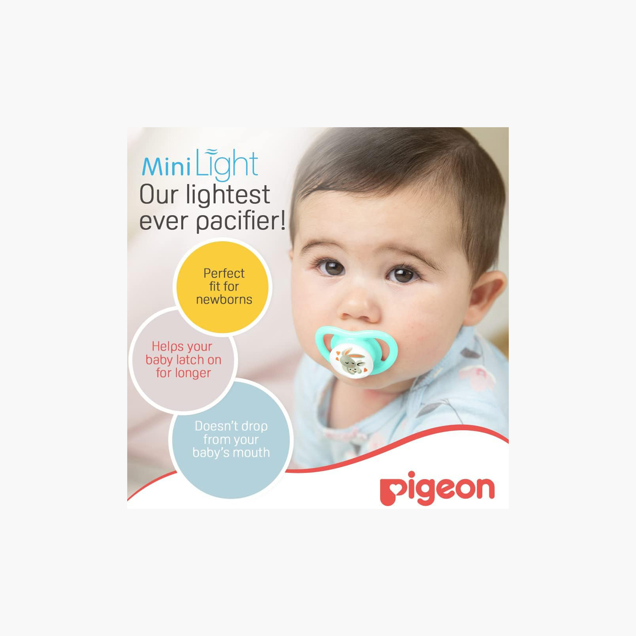 Pigeon Bunny Print Pacifier Small - 0-12 months-baby-feeding-pacifiers-image-5