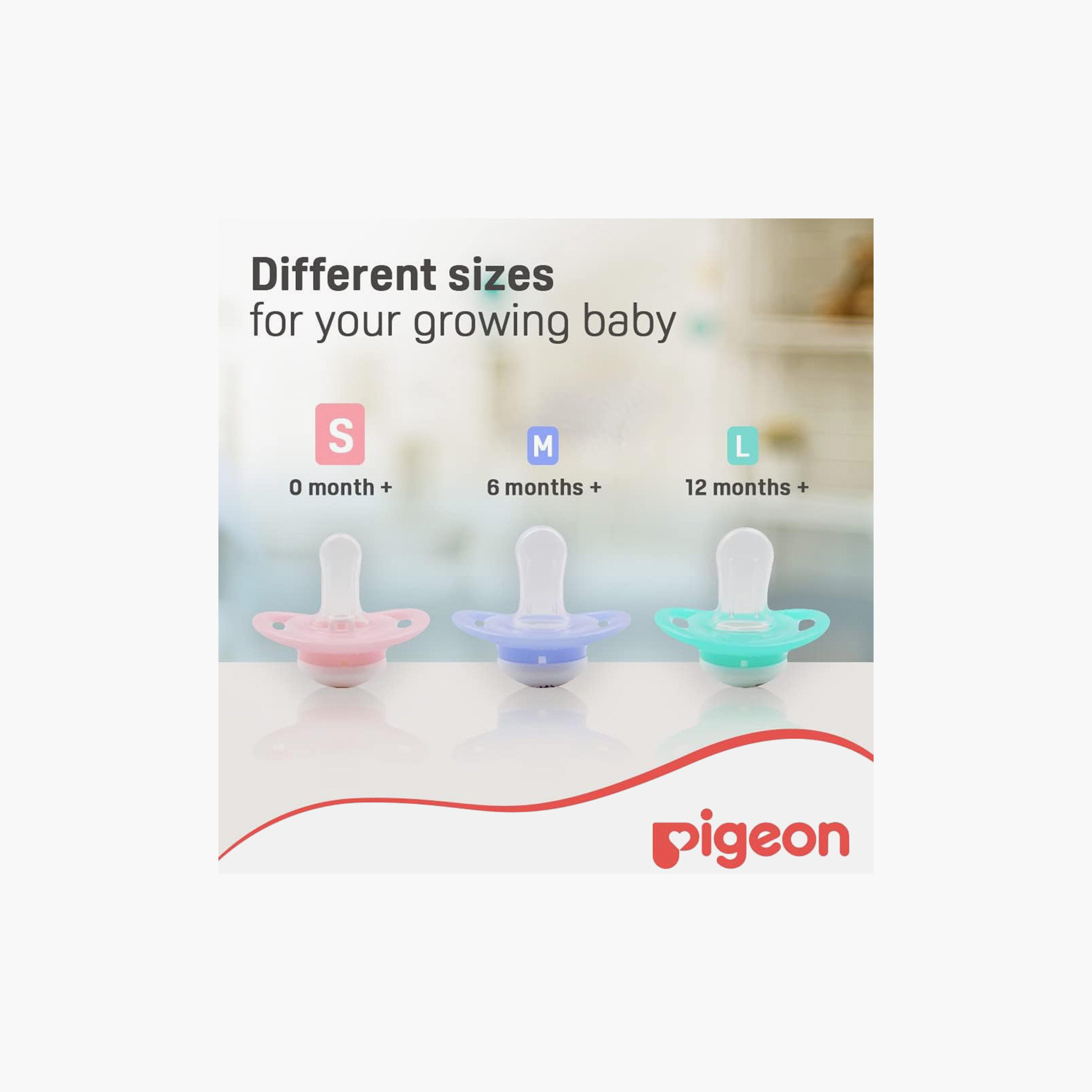Pigeon Bunny Print Pacifier Small - 0-12 months-baby-feeding-pacifiers-image-7