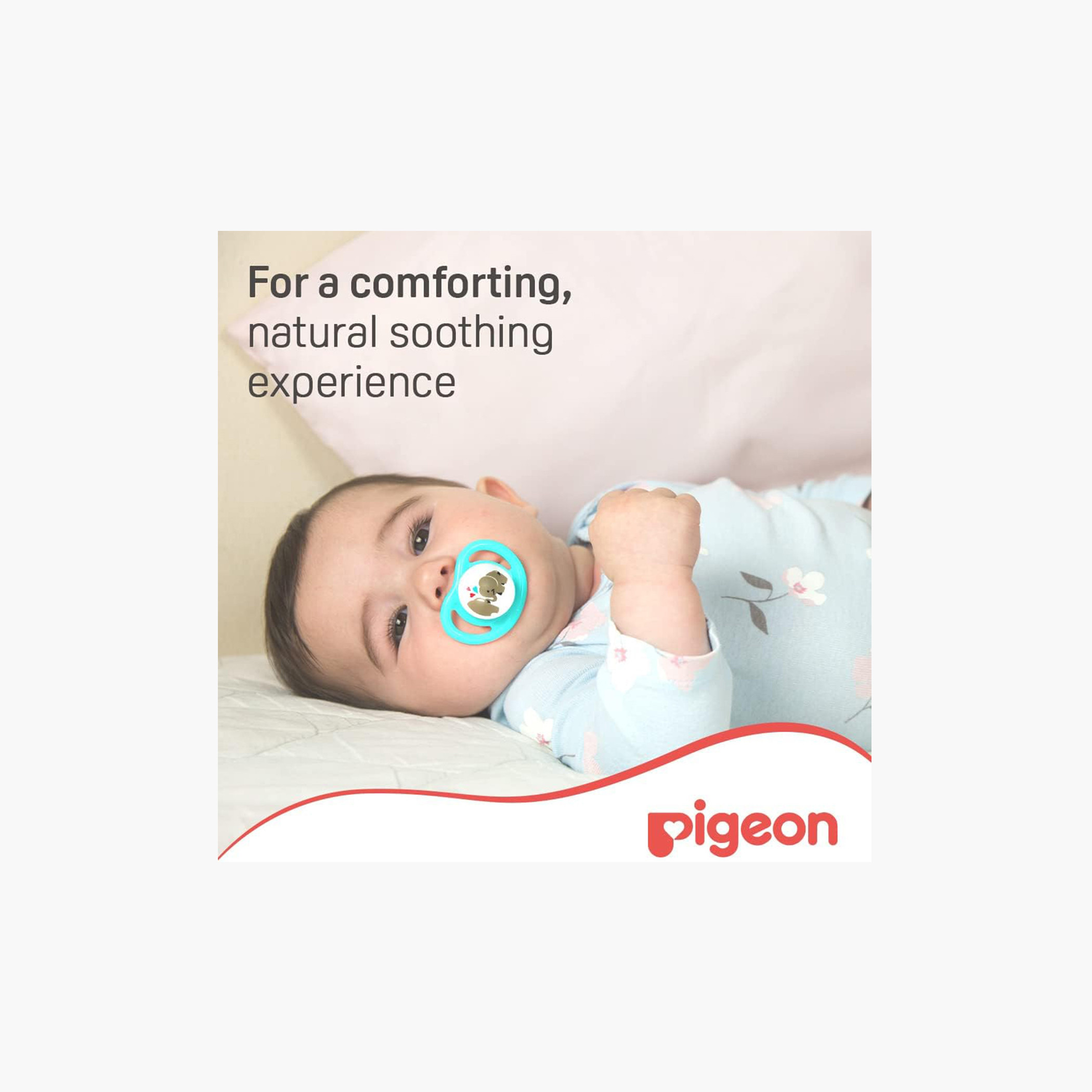 Pigeon Mini Light Medium Pacifier - 6 months+-baby-feeding-pacifiers-image-2