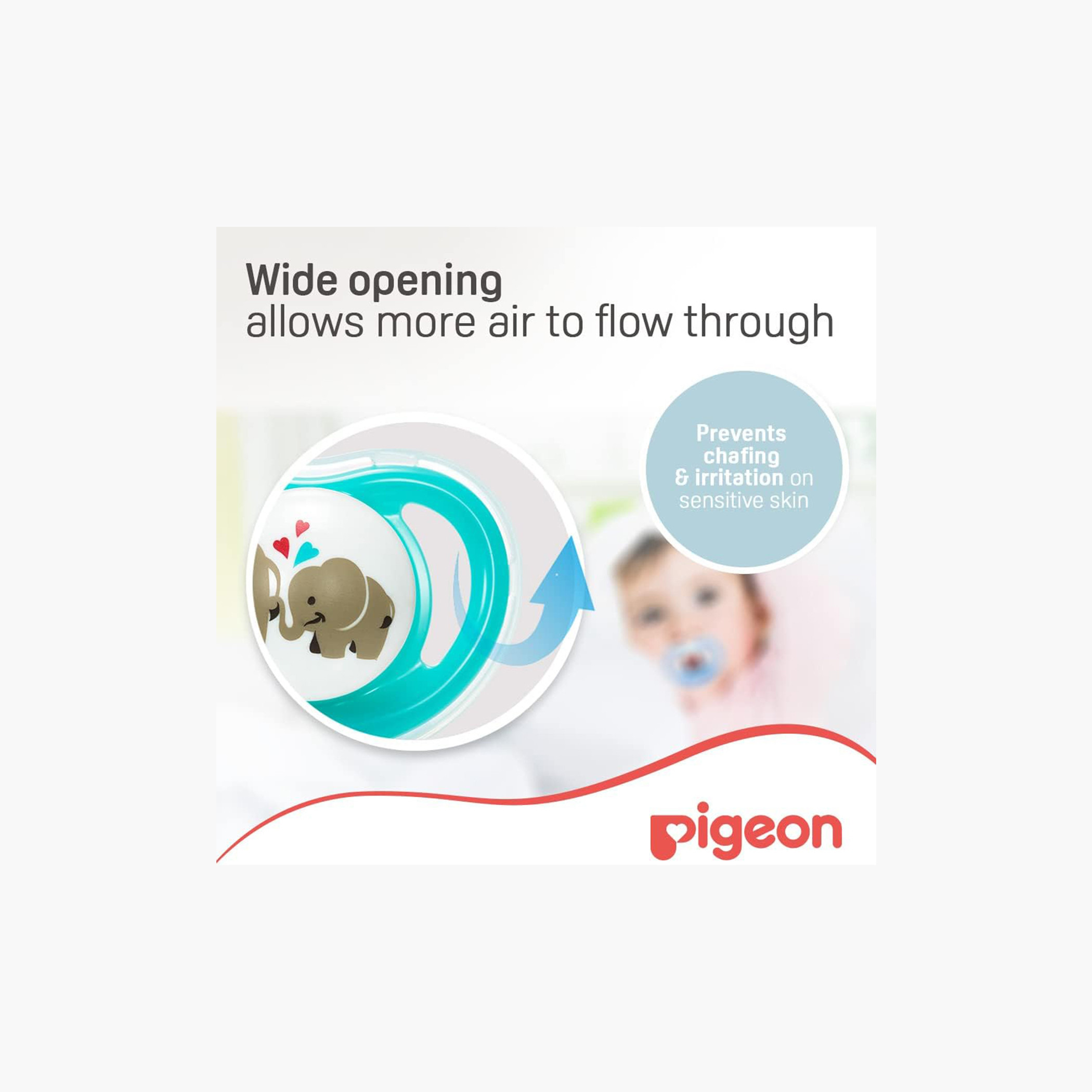 Pigeon Mini Light Medium Pacifier - 6 months+-baby-feeding-pacifiers-image-4