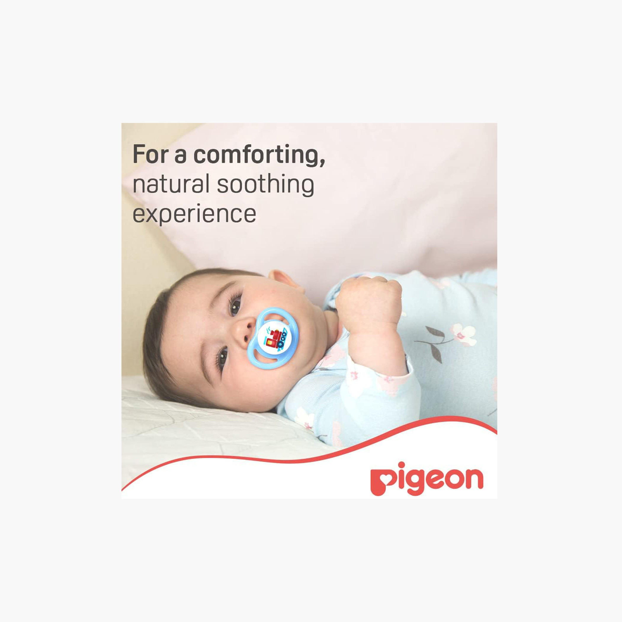 Pigeon 2-Piece Printed Mini Light Small Pacifier Set - 0 months+-baby-feeding-pacifiers-image-3