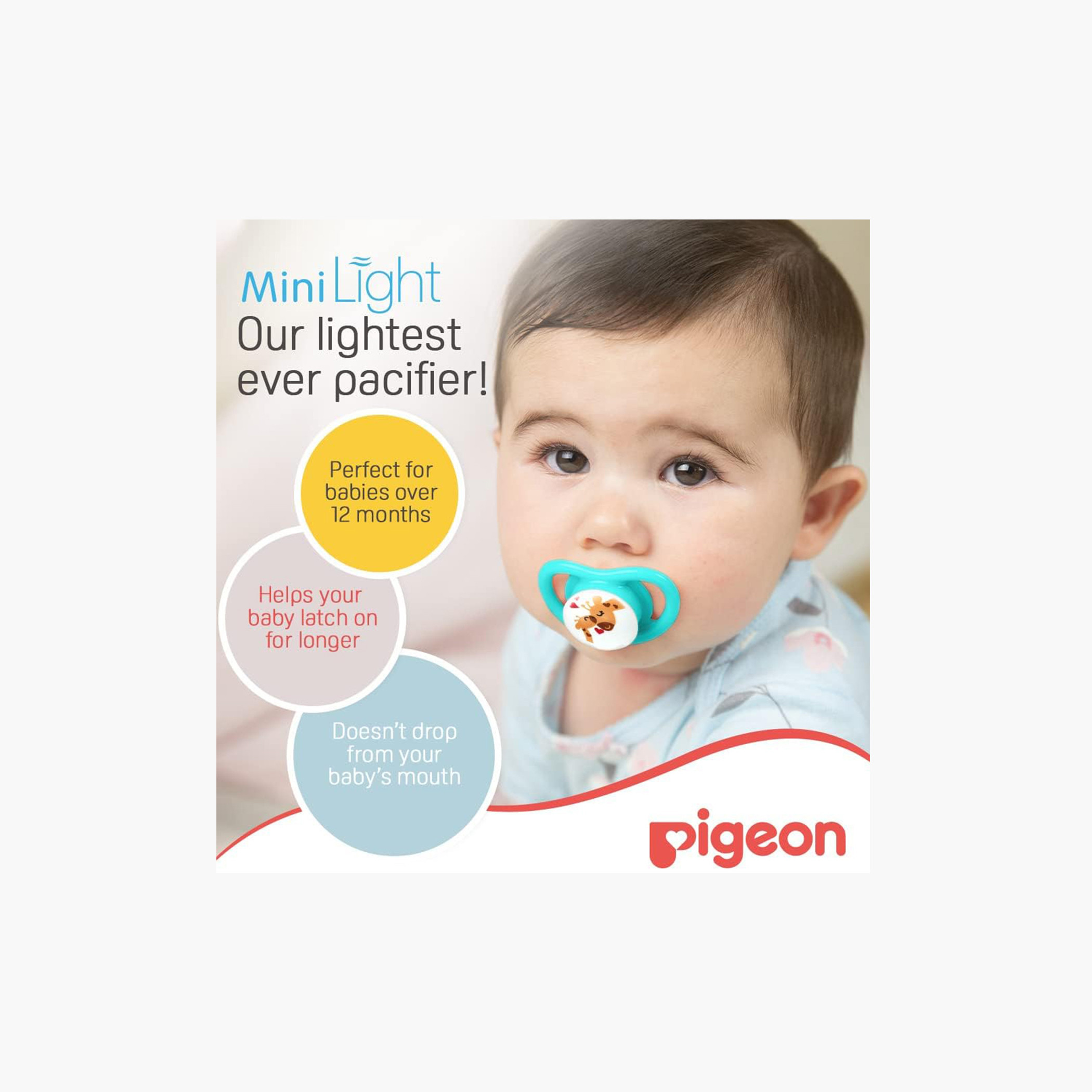 Pigeon 2-Piece Mini Light Large Pacifier Set - 12 months+-baby-feeding-pacifiers-image-3