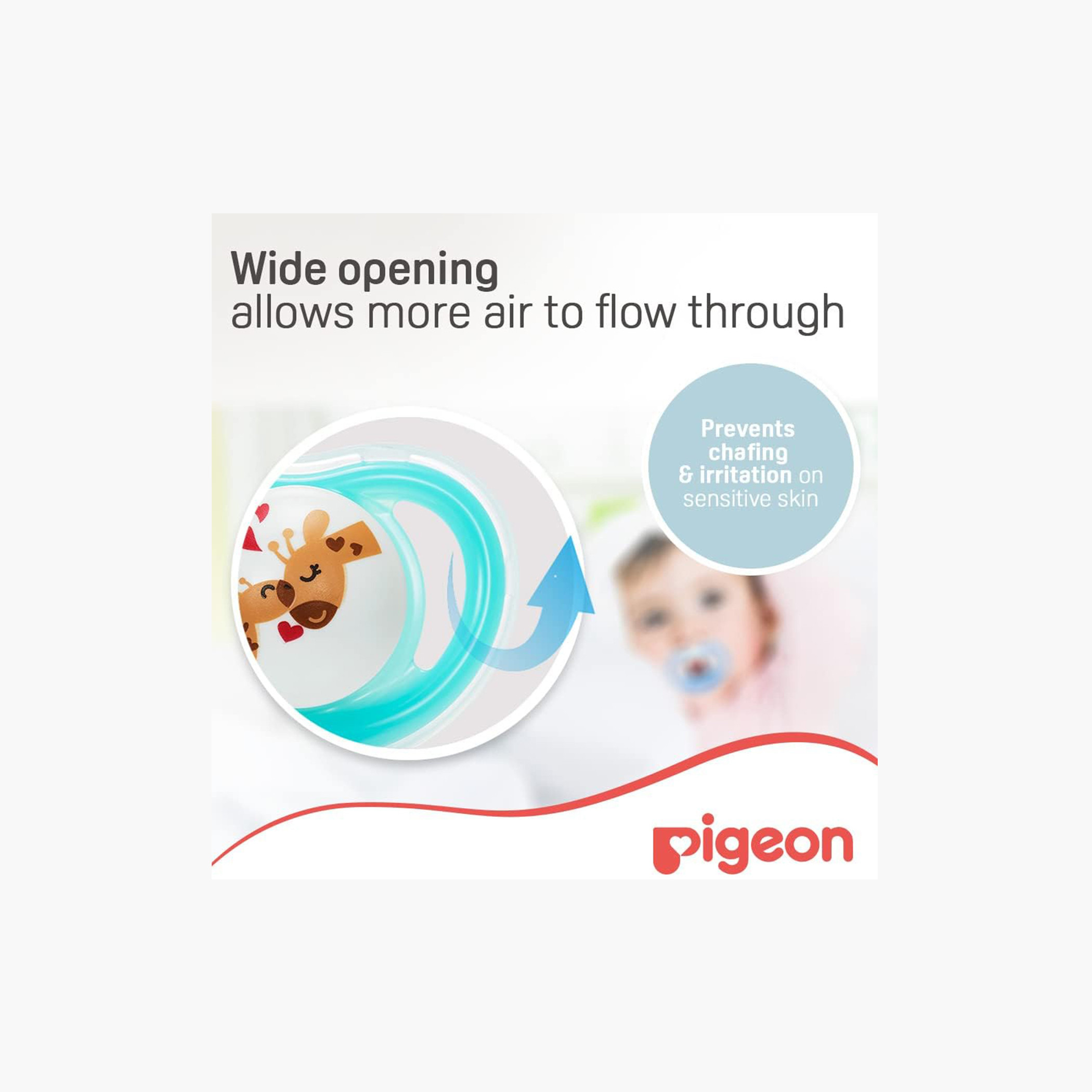 Pigeon 2-Piece Mini Light Large Pacifier Set - 12 months+-baby-feeding-pacifiers-image-5