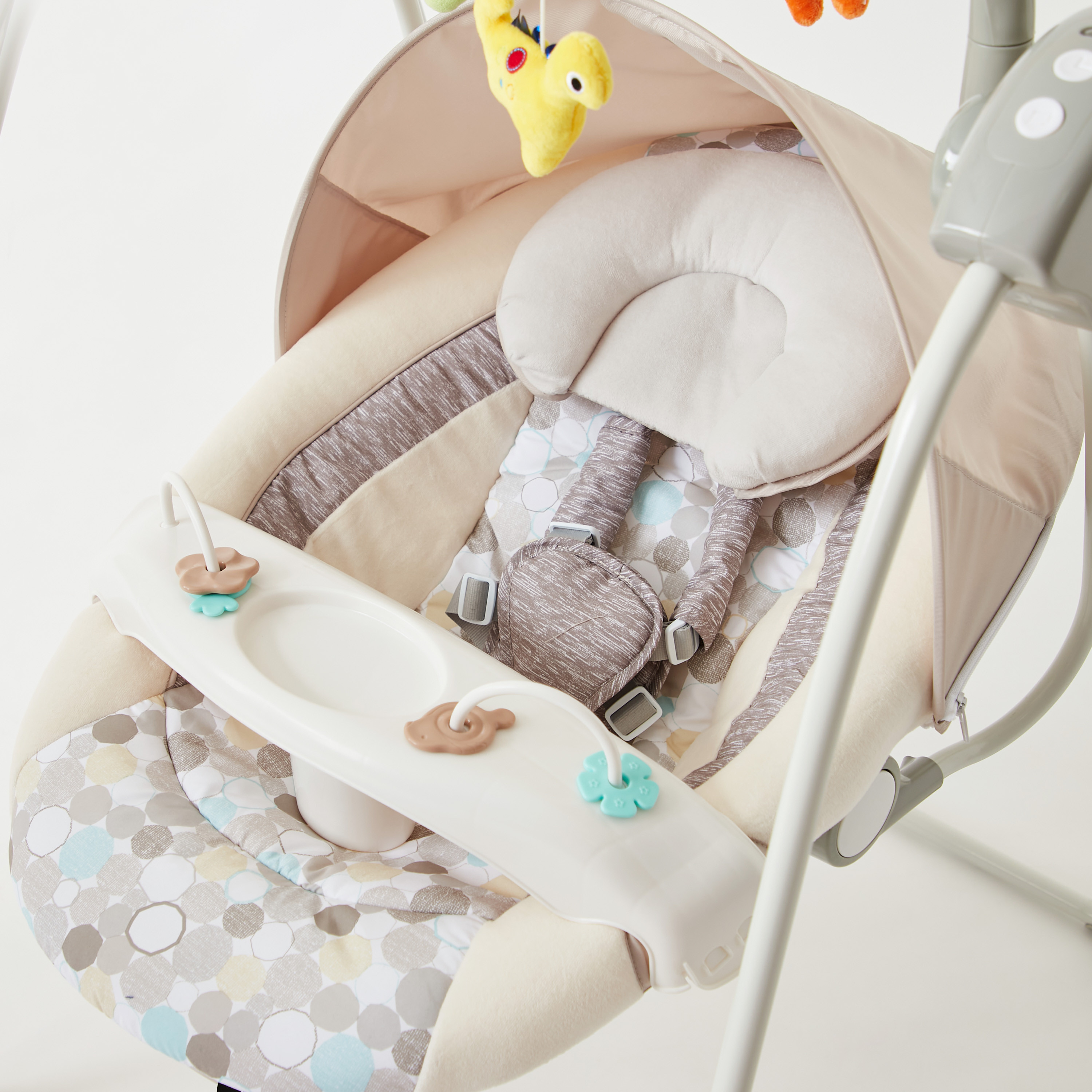 Juniors Lucas Geometric Gardens Foldable Baby Swing-baby-infantactivity-swings-image-5