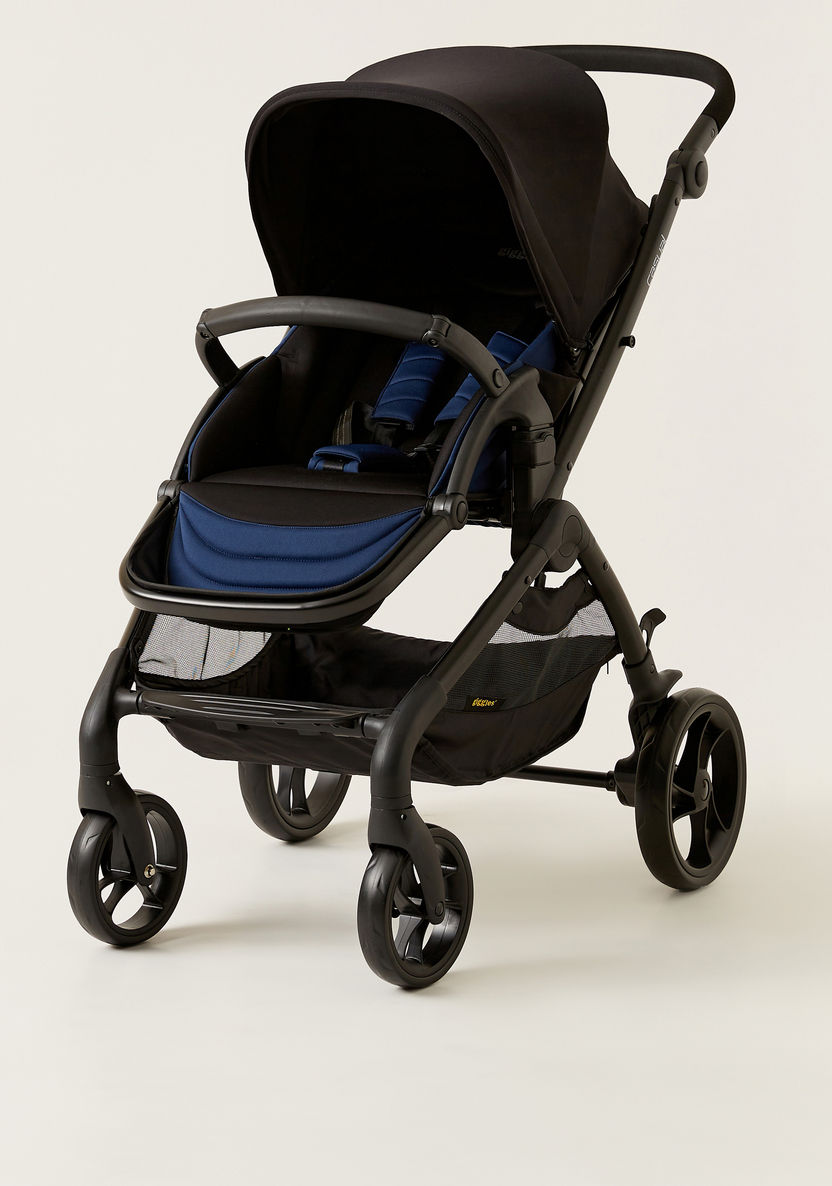 Giggles Blue and Black Casual Stroller with 3 Position Backrest Adjustment (Upto 3 years) -Strollers-image-0