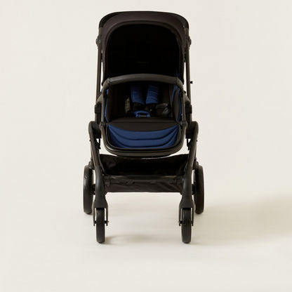 Giggles Blue and Black Casual Stroller with 3 Position Backrest Adjustment (Upto 3 years) 