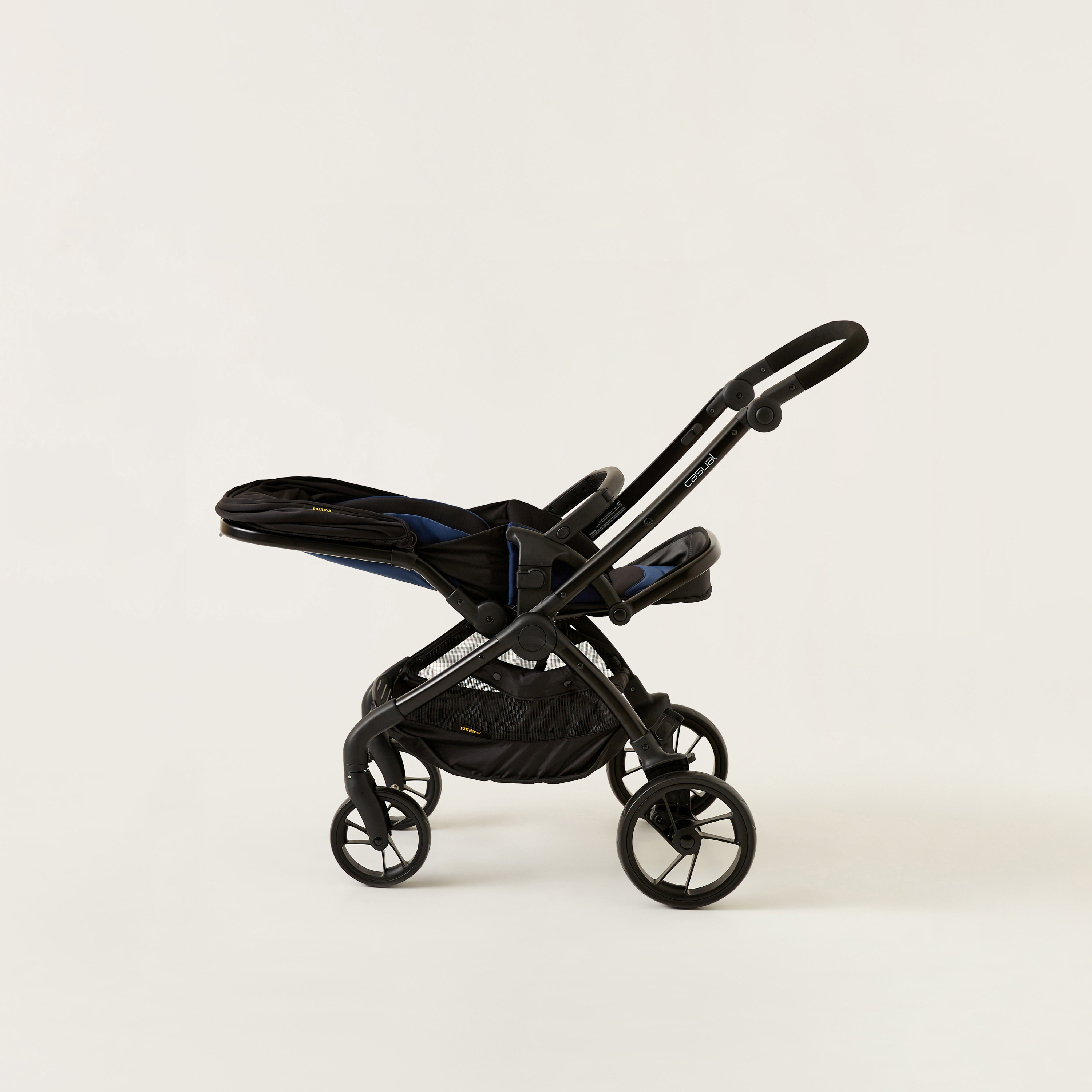 Giggles Blue and Black Casual Stroller with 3 Position Backrest Adjustment (Upto 3 years) -baby-gear-strollersandprams-strollers-image-4