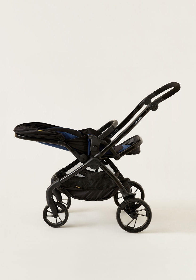 Giggles Blue and Black Casual Stroller with 3 Position Backrest Adjustment (Upto 3 years) -Strollers-image-3