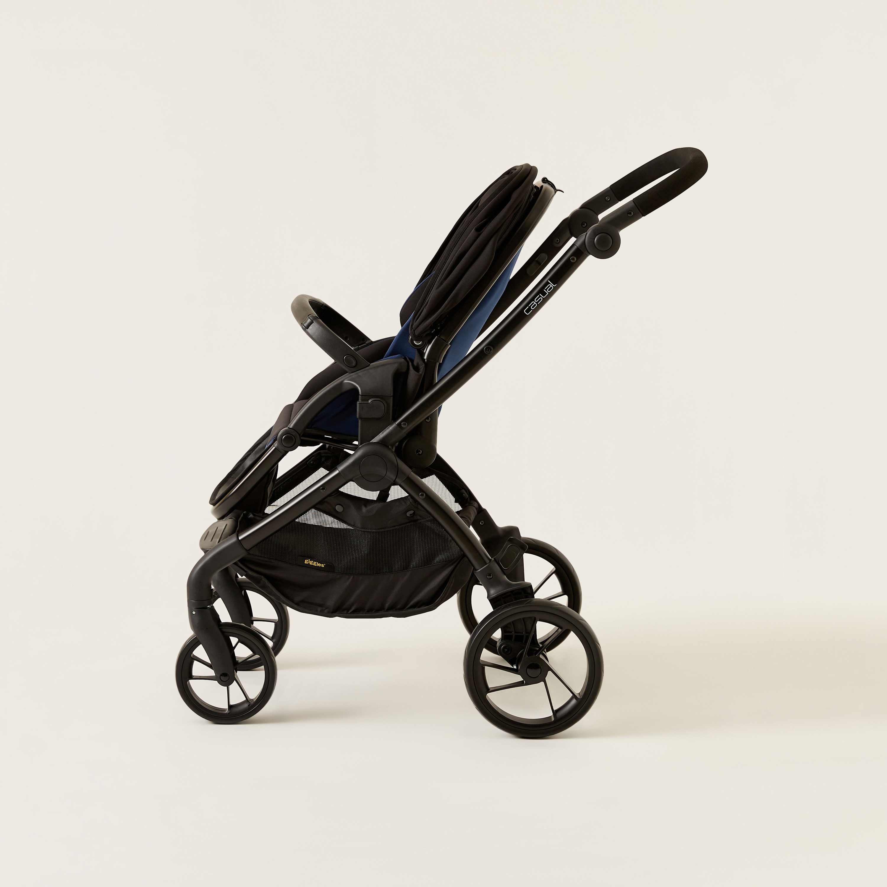 Giggles Blue and Black Casual Stroller with 3 Position Backrest Adjustment (Upto 3 years) -baby-gear-strollersandprams-strollers-image-6