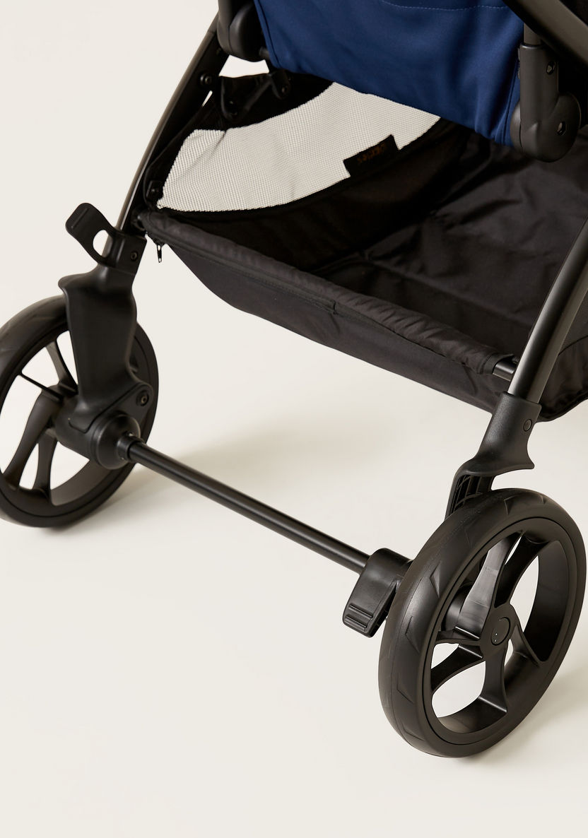Giggles Blue and Black Casual Stroller with 3 Position Backrest Adjustment (Upto 3 years) -Strollers-image-7