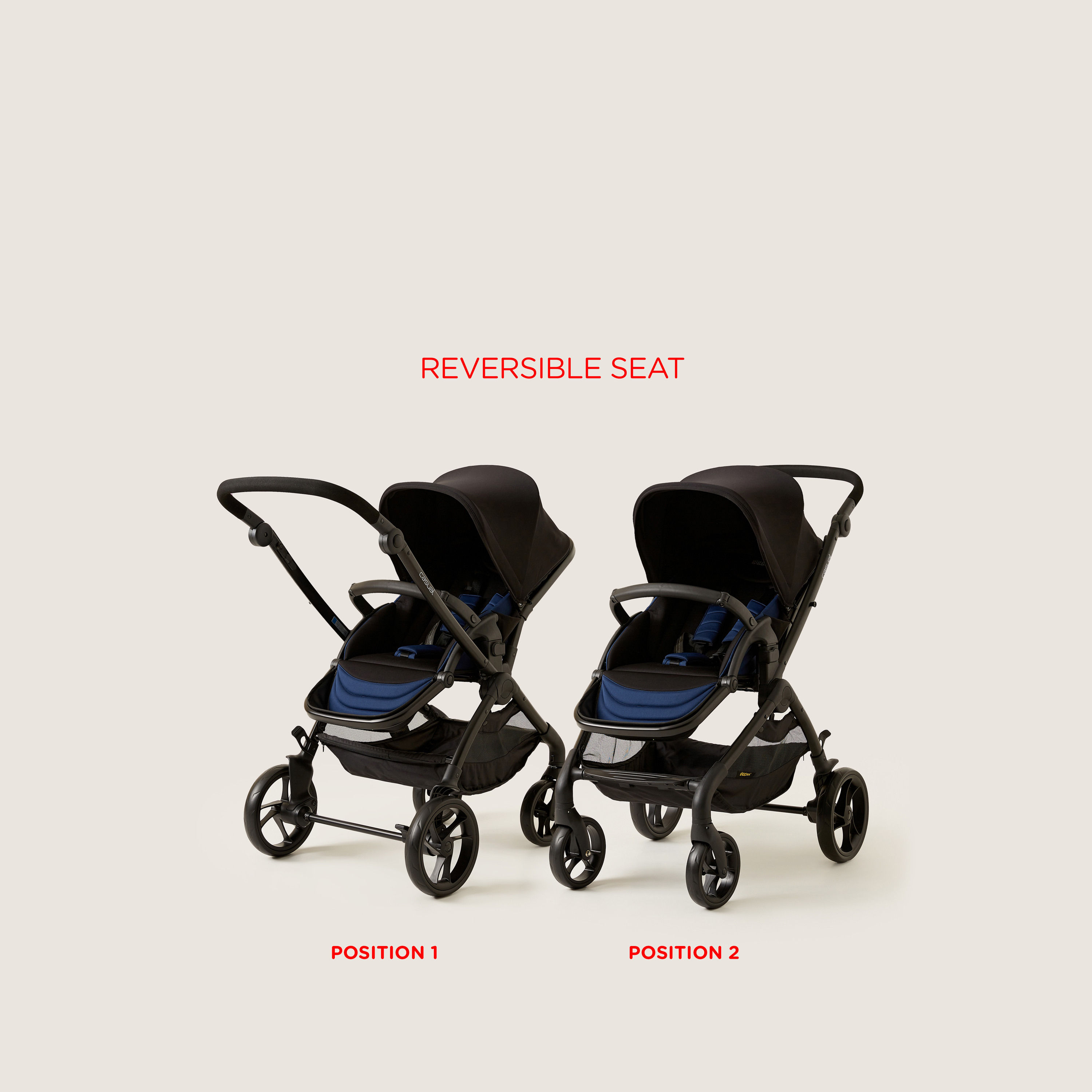Giggles Blue and Black Casual Stroller with 3 Position Backrest Adjustment (Upto 3 years) -baby-gear-strollersandprams-strollers-image-9