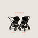 Giggles Grey and Black Casual Stroller with 3 Position Backrest Adjustment (Upto 3 years) -Strollers-thumbnail-9