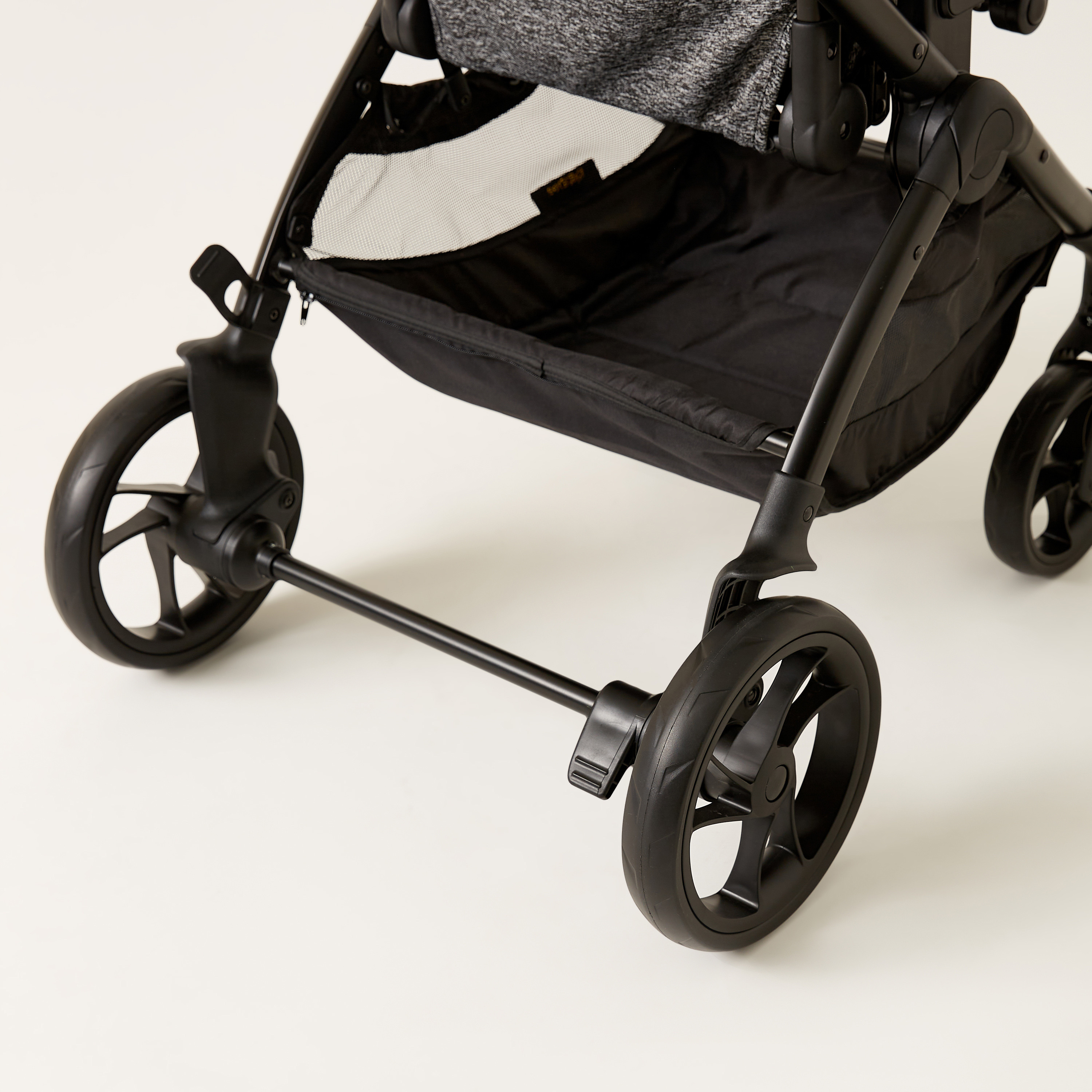 Giggles Grey and Black Casual Stroller with 3 Position Backrest Adjustment (Upto 3 years) -baby-gear-strollersandprams-strollers-image-8