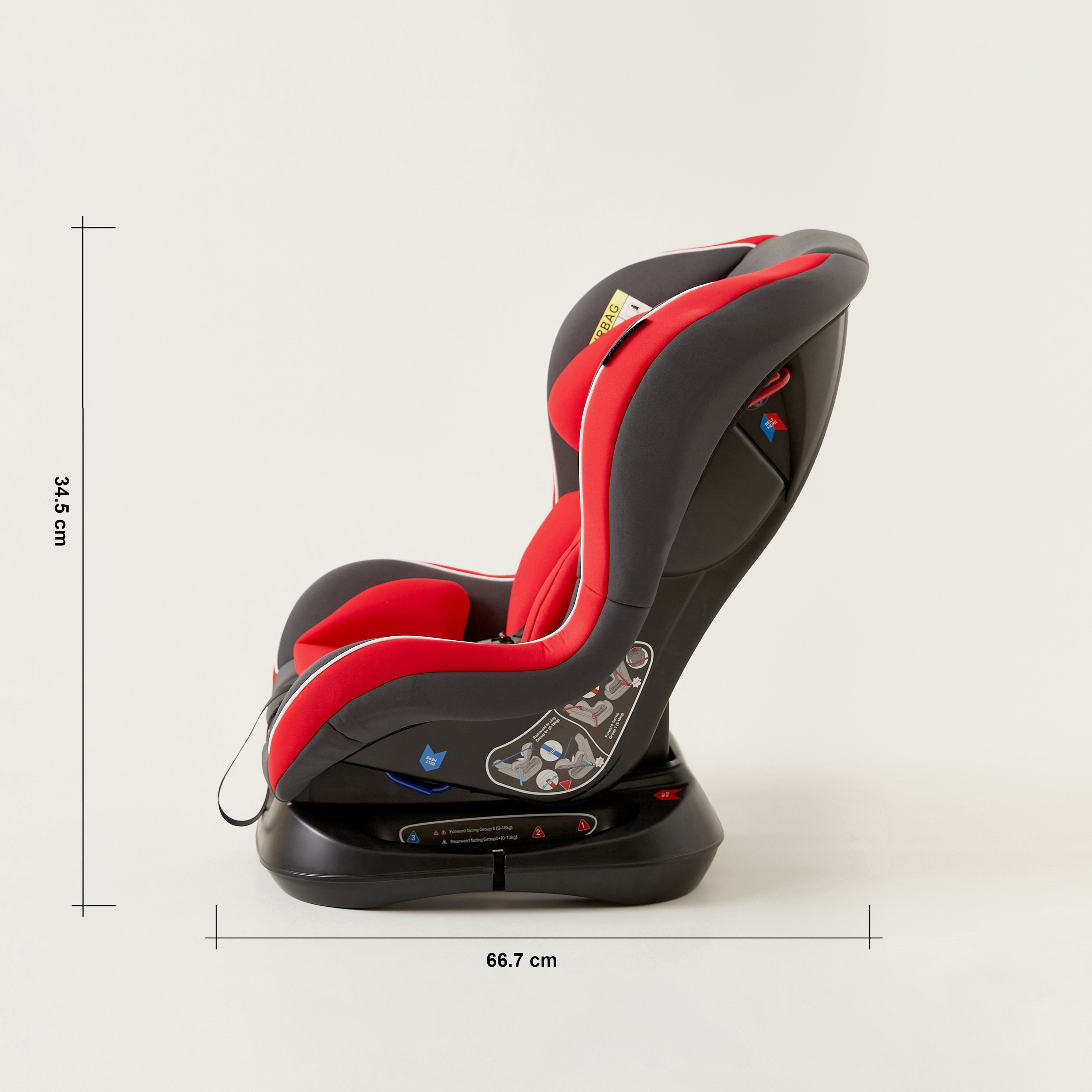 مقعد سيارة للأطفال من جونيورز تشالنجر - أحمر (حتى 4 سنوات)-baby-gear-carseats-image-8
