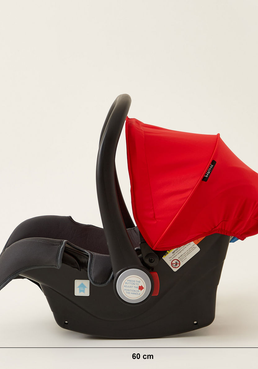 Juniors Anne Infant Car Seat - Black/Red (Up to 1 year)-Car Seats-image-10