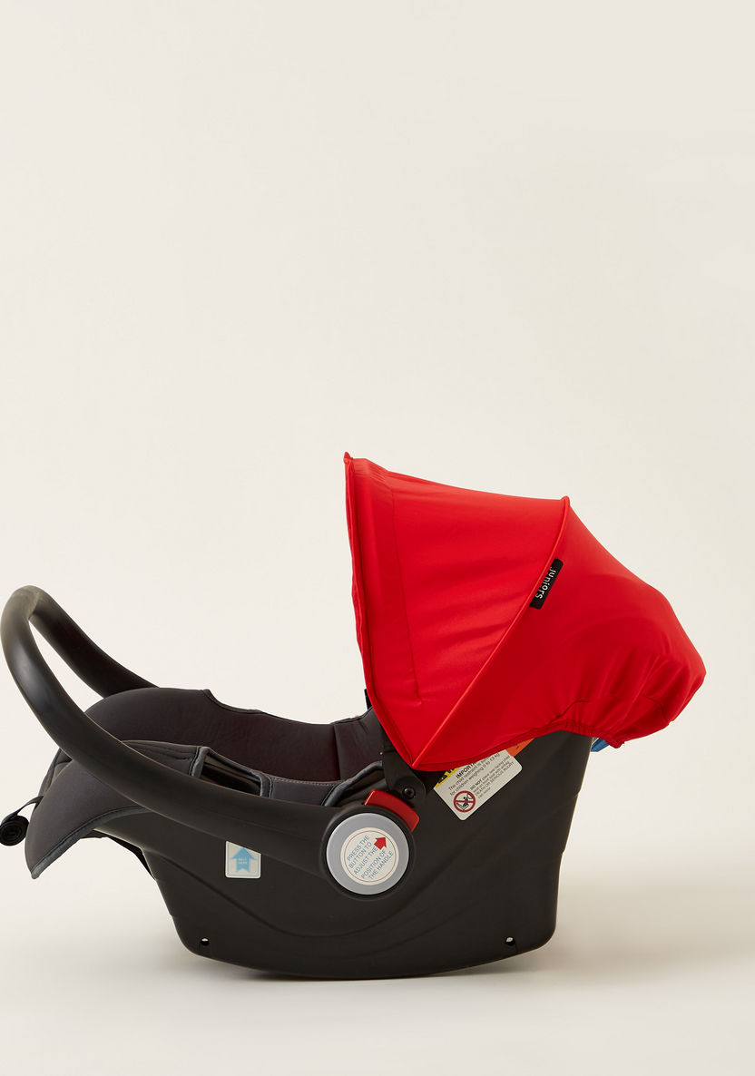 Juniors Anne Infant Car Seat - Black/Red (Up to 1 year)-Car Seats-image-4