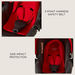 Juniors Anne Infant Car Seat - Black/Red (Up to 1 year)-Car Seats-thumbnail-7