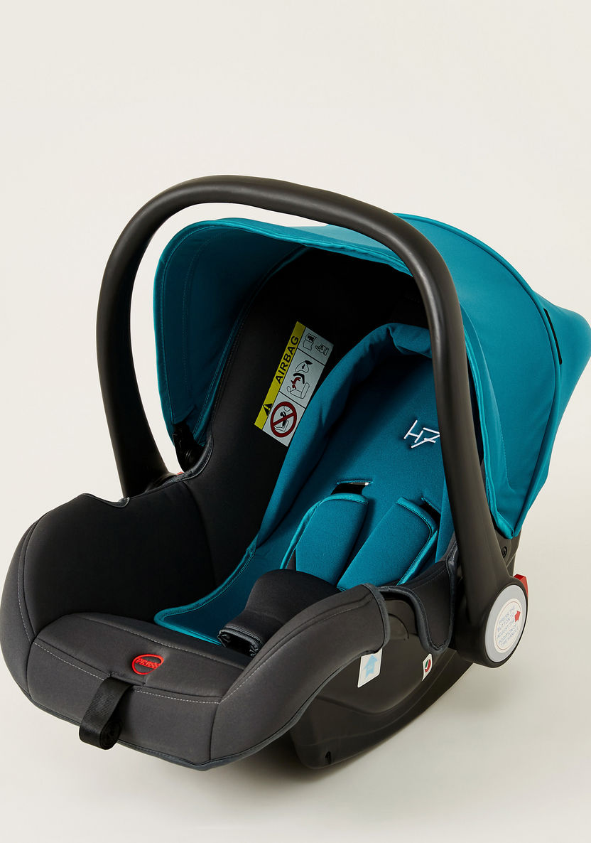 Juniors Anne Infant Car Seat - Black/Teal (Up to 1 year)-Car Seats-image-0