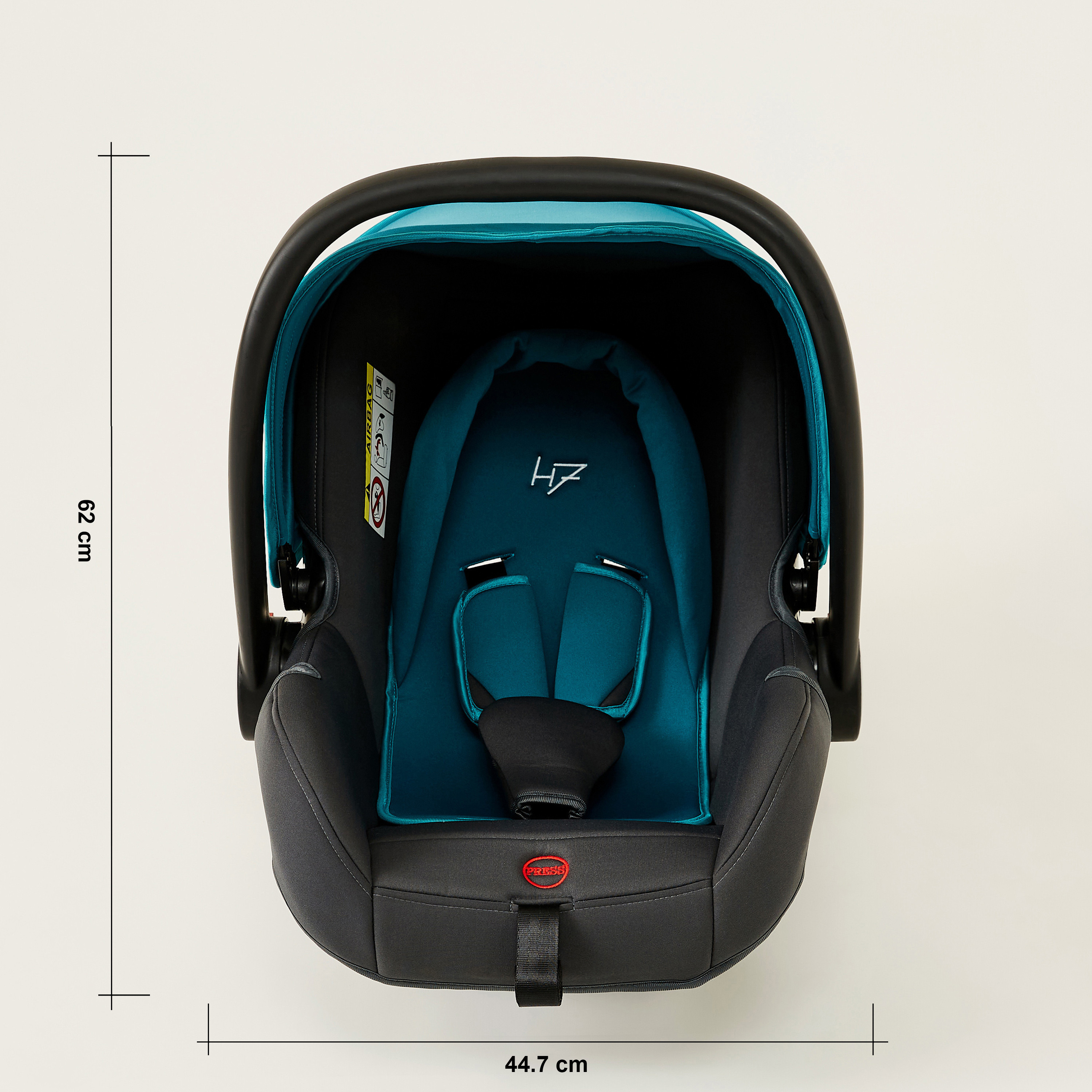 Juniors Anne Infant Car Seat - Black/Teal (Up to 1 year)-baby-gear-carseats-image-10