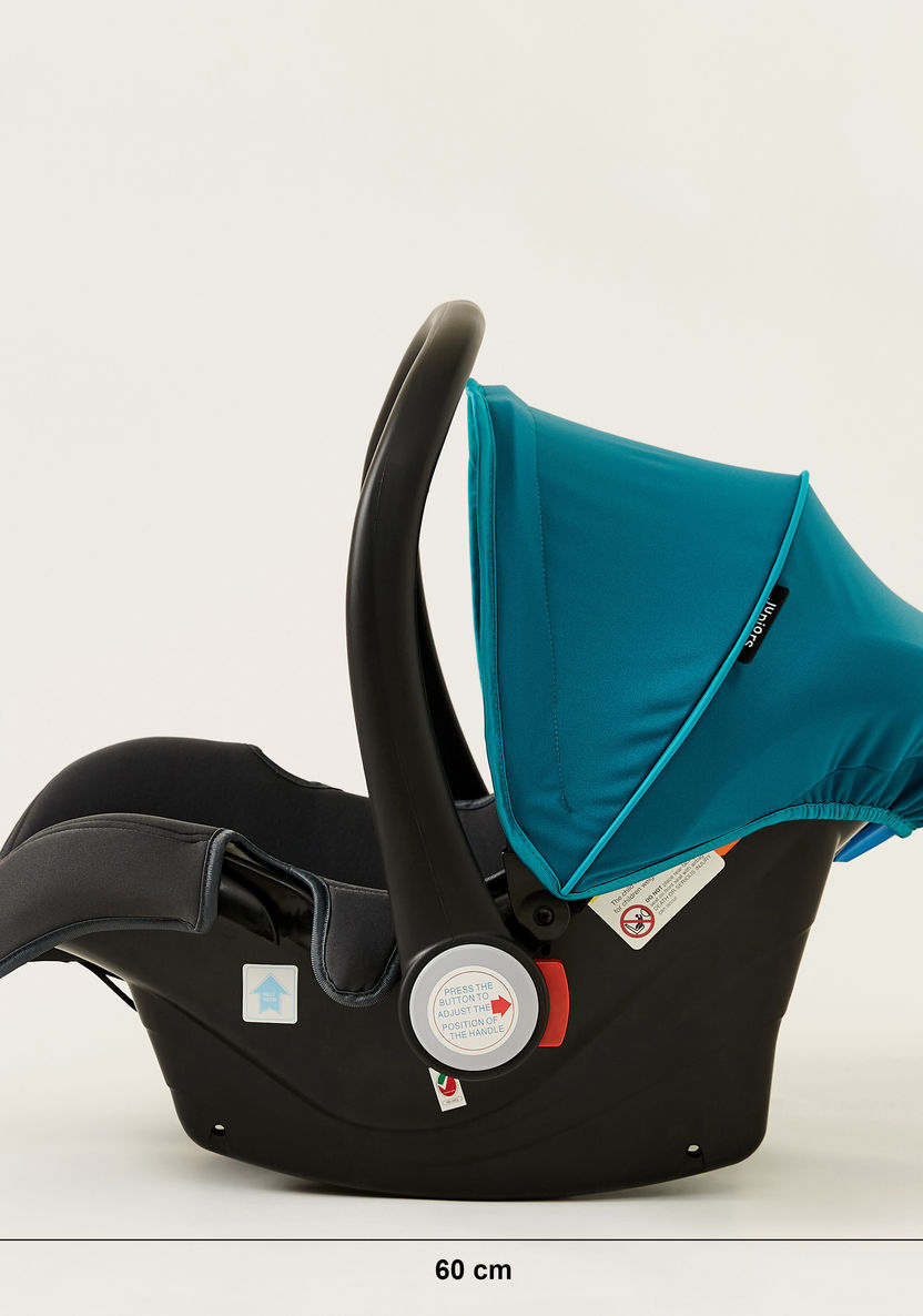 Juniors Anne Infant Car Seat - Black/Teal (Up to 1 year)-Car Seats-image-10