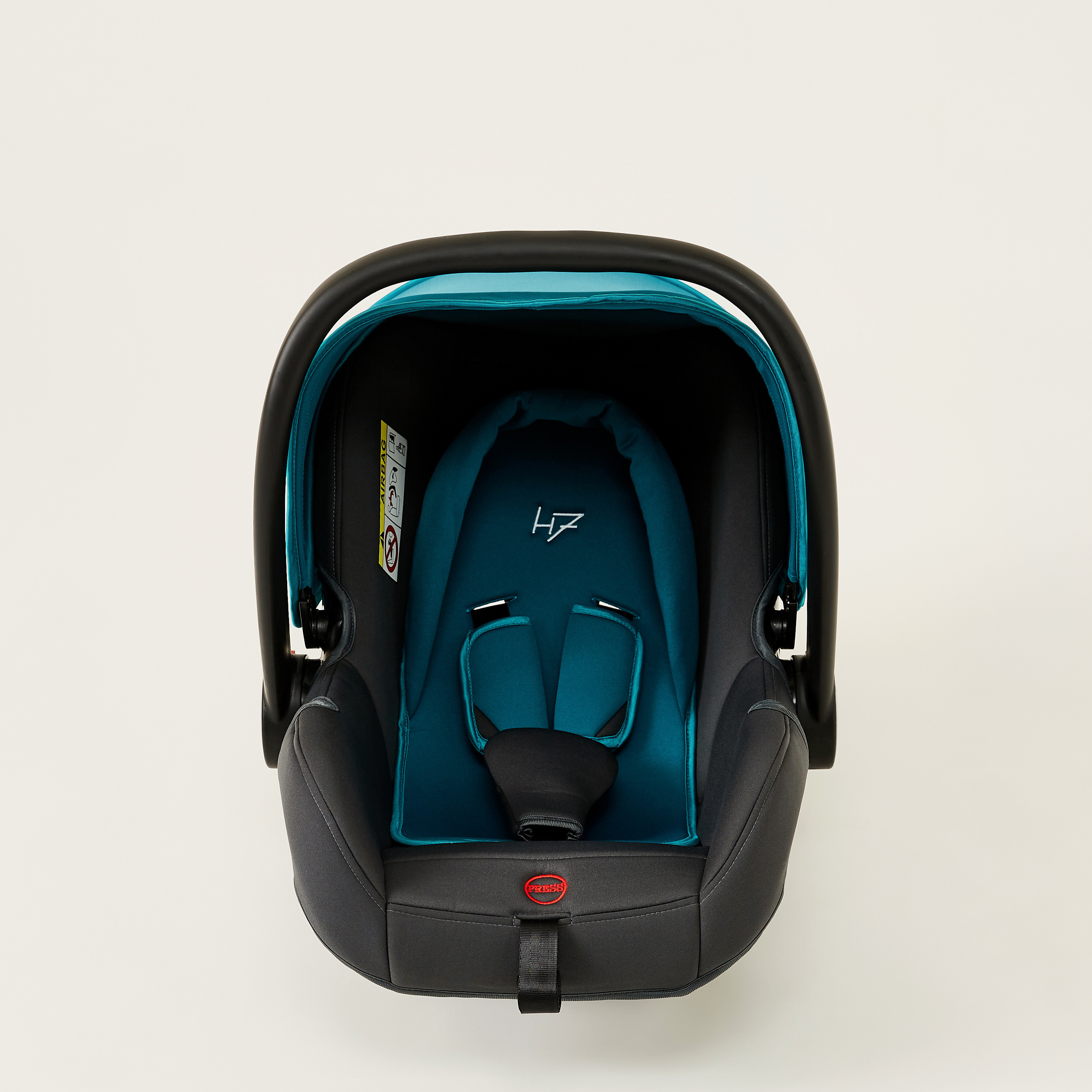 Juniors Anne Infant Car Seat - Black/Teal (Up to 1 year)-baby-gear-carseats-image-2