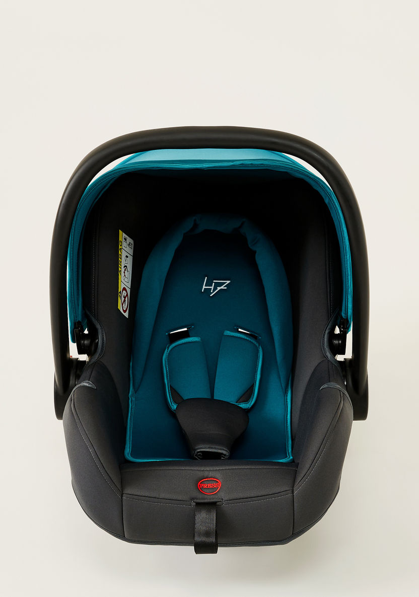 Juniors Anne Infant Car Seat - Black/Teal (Up to 1 year)-Car Seats-image-1