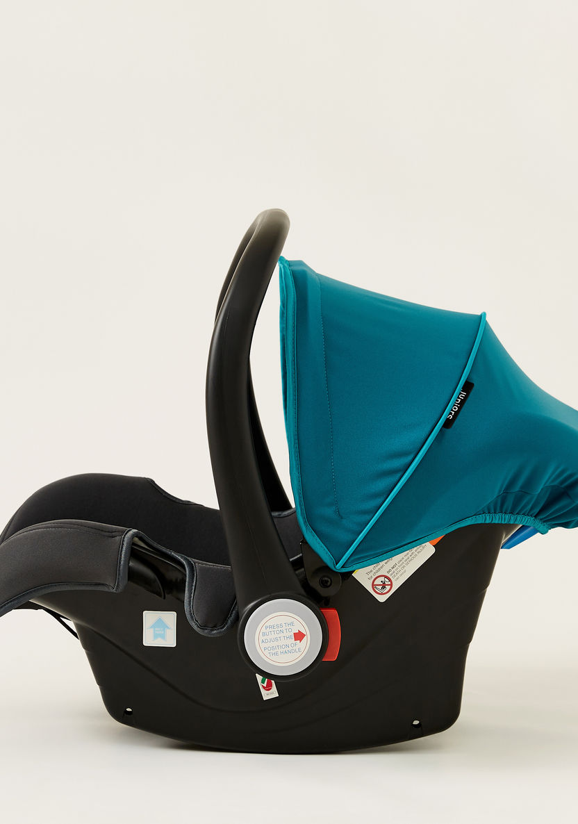 Juniors Anne Infant Car Seat - Black/Teal (Up to 1 year)-Car Seats-image-2