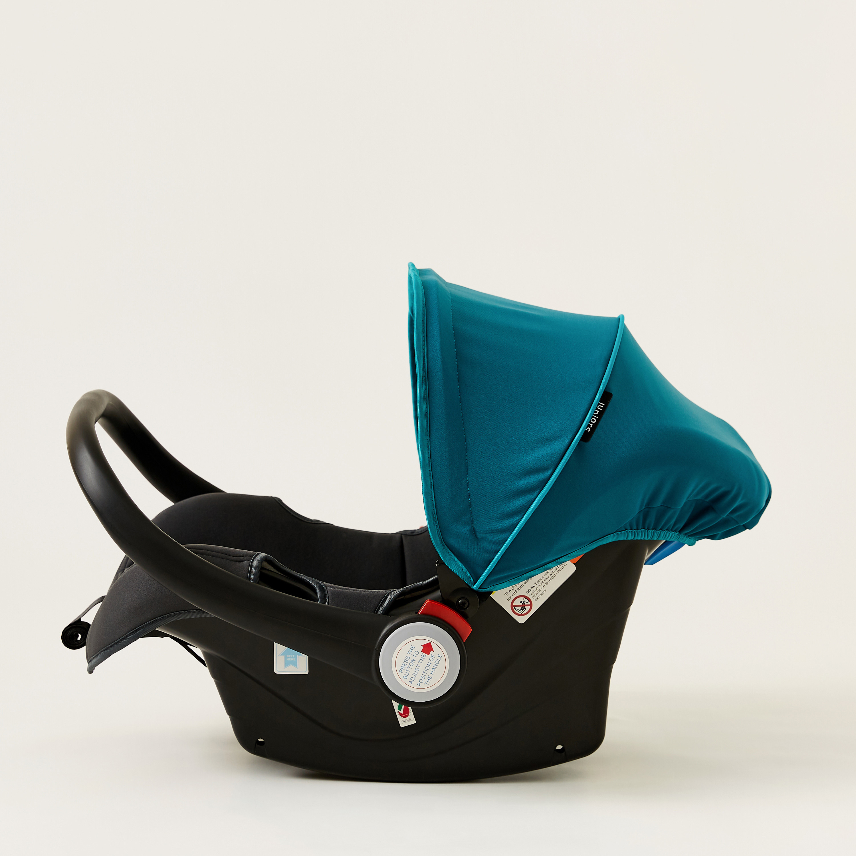 Juniors Anne Infant Car Seat - Black/Teal (Up to 1 year)-baby-gear-carseats-image-5
