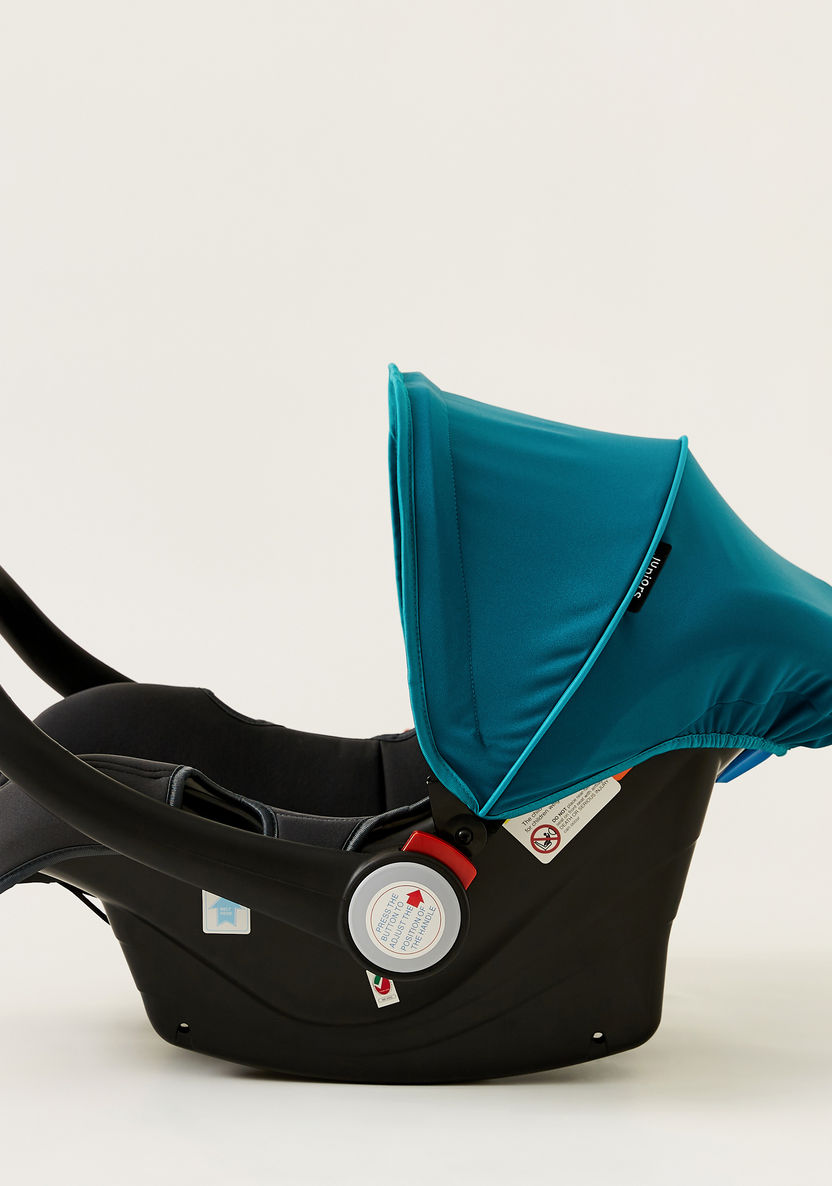 Juniors Anne Infant Car Seat - Black/Teal (Up to 1 year)-Car Seats-image-4