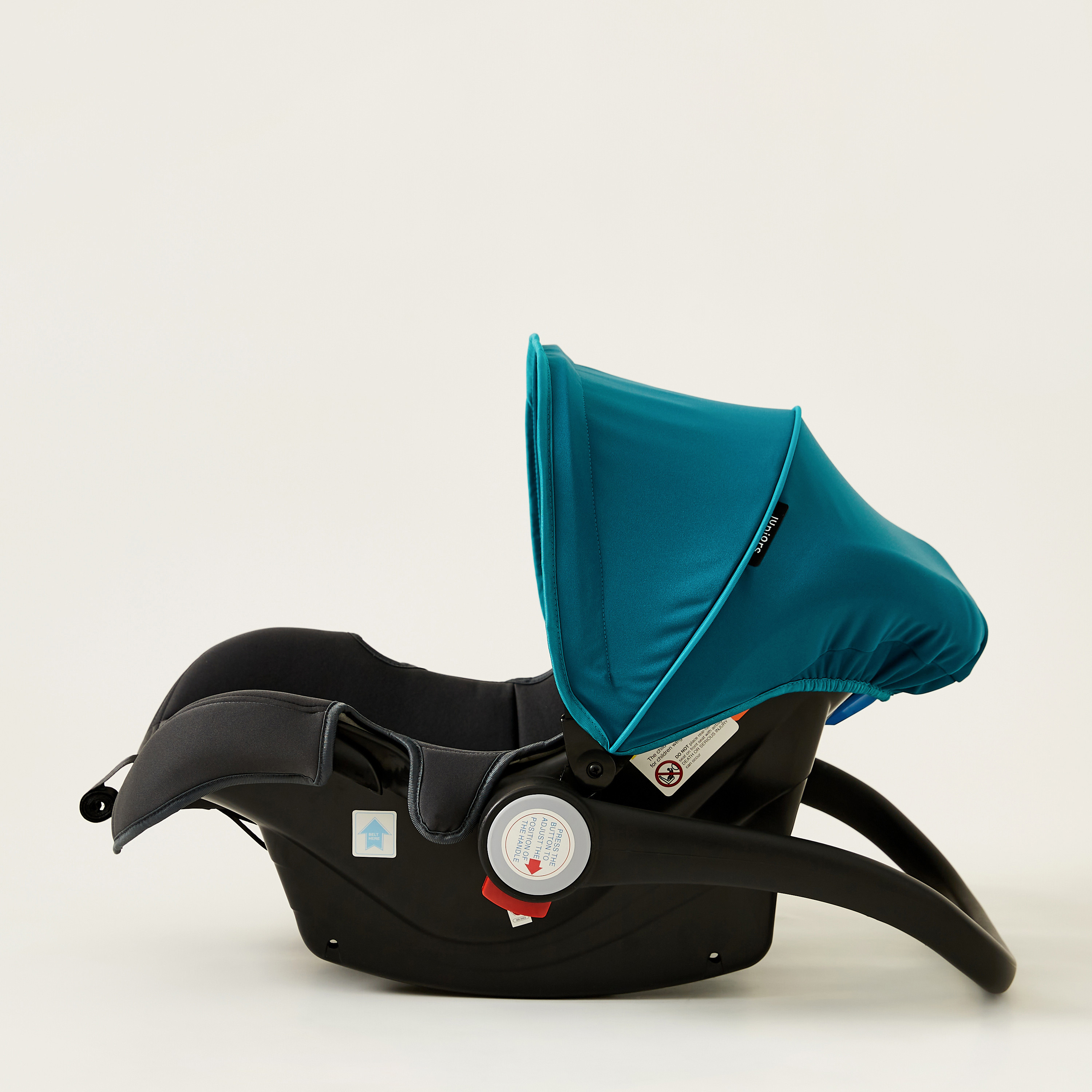 Juniors Anne Infant Car Seat - Black/Teal (Up to 1 year)-baby-gear-carseats-image-6