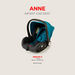 Juniors Anne Infant Car Seat - Black/Teal (Up to 1 year)-Car Seats-thumbnail-6