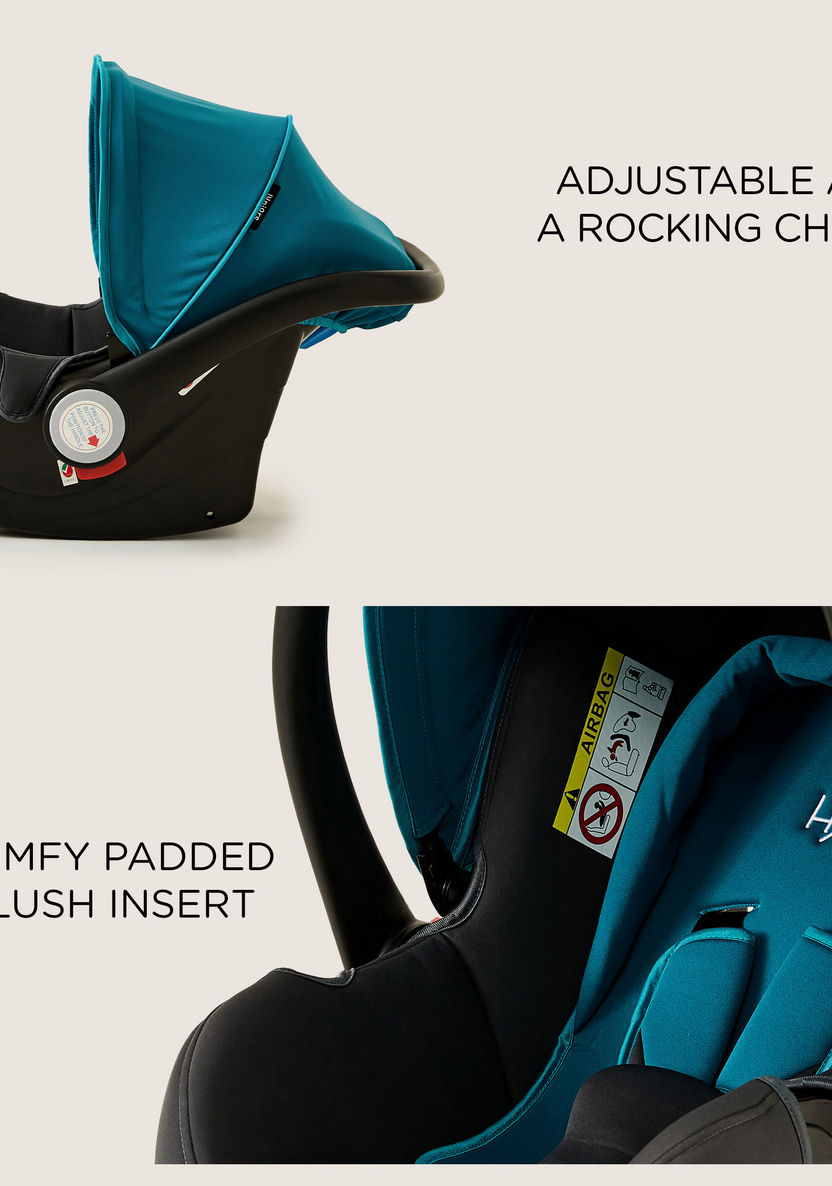 Juniors Anne Infant Car Seat - Black/Teal (Up to 1 year)-Car Seats-image-8