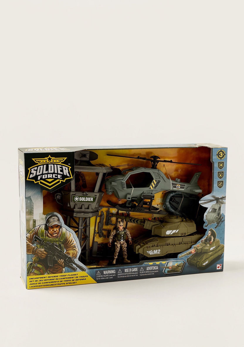 Soldier Force Encampment Defense Outpost Playset-Action Figures and Playsets-image-0