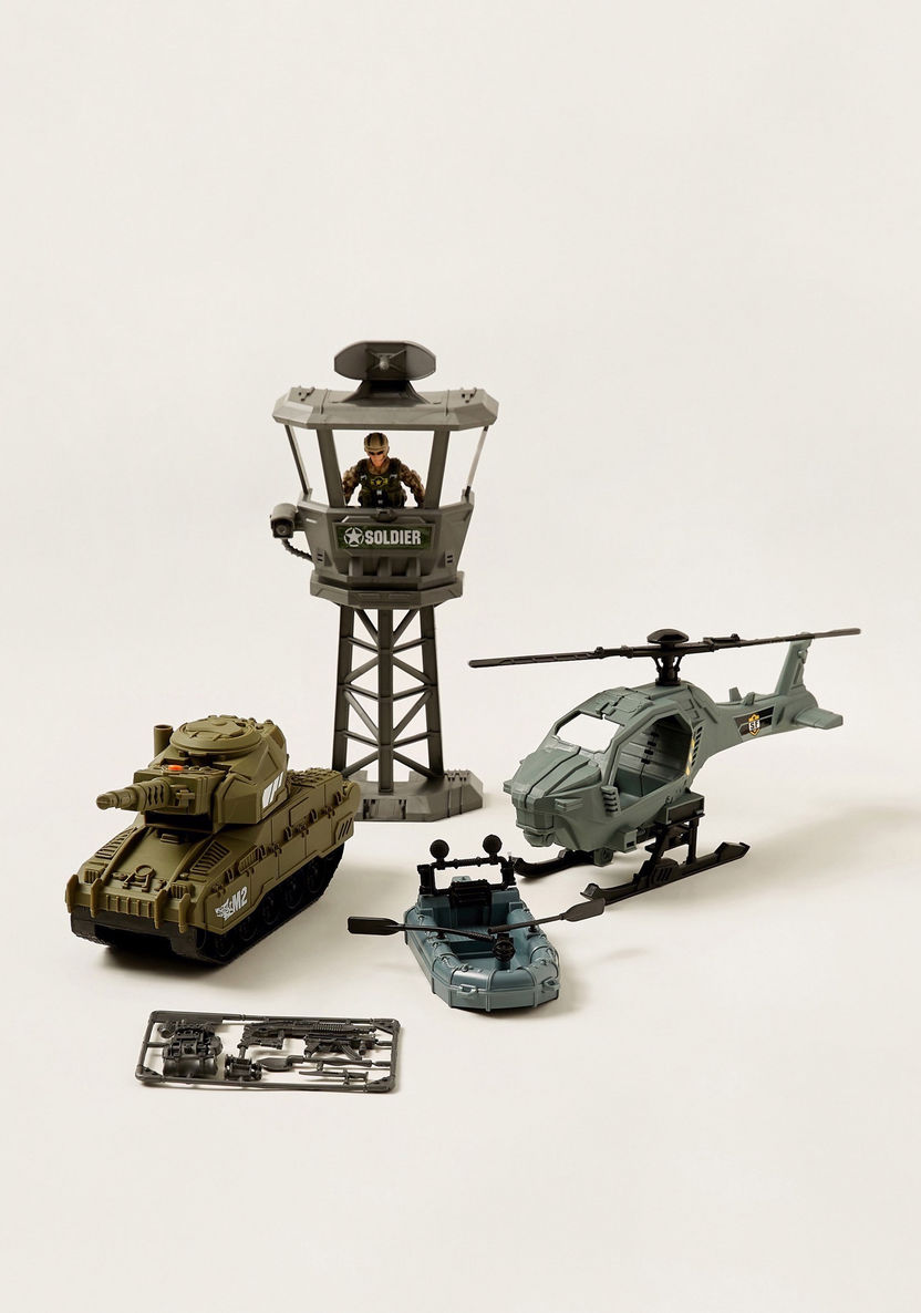 Soldier Force Encampment Defense Outpost Playset-Action Figures and Playsets-image-2