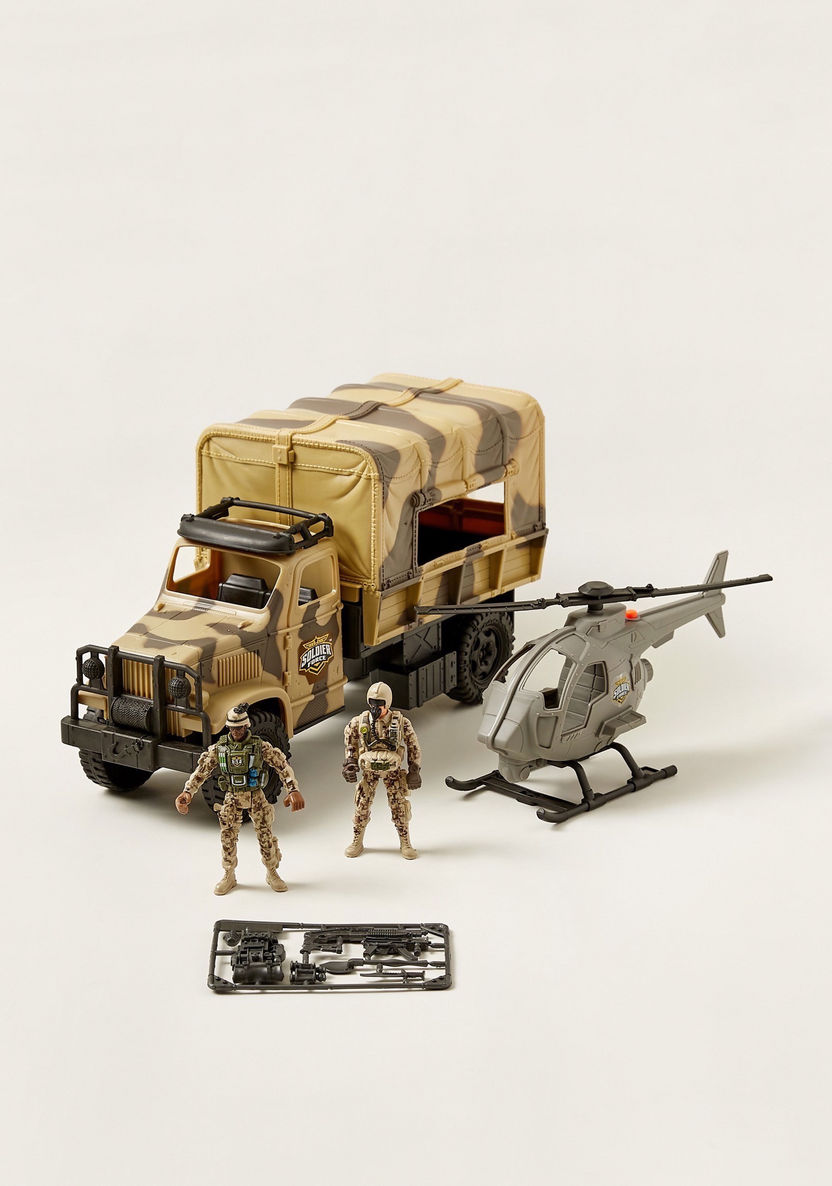 Soldier Force Trooper Truck Playset-Action Figures and Playsets-image-0