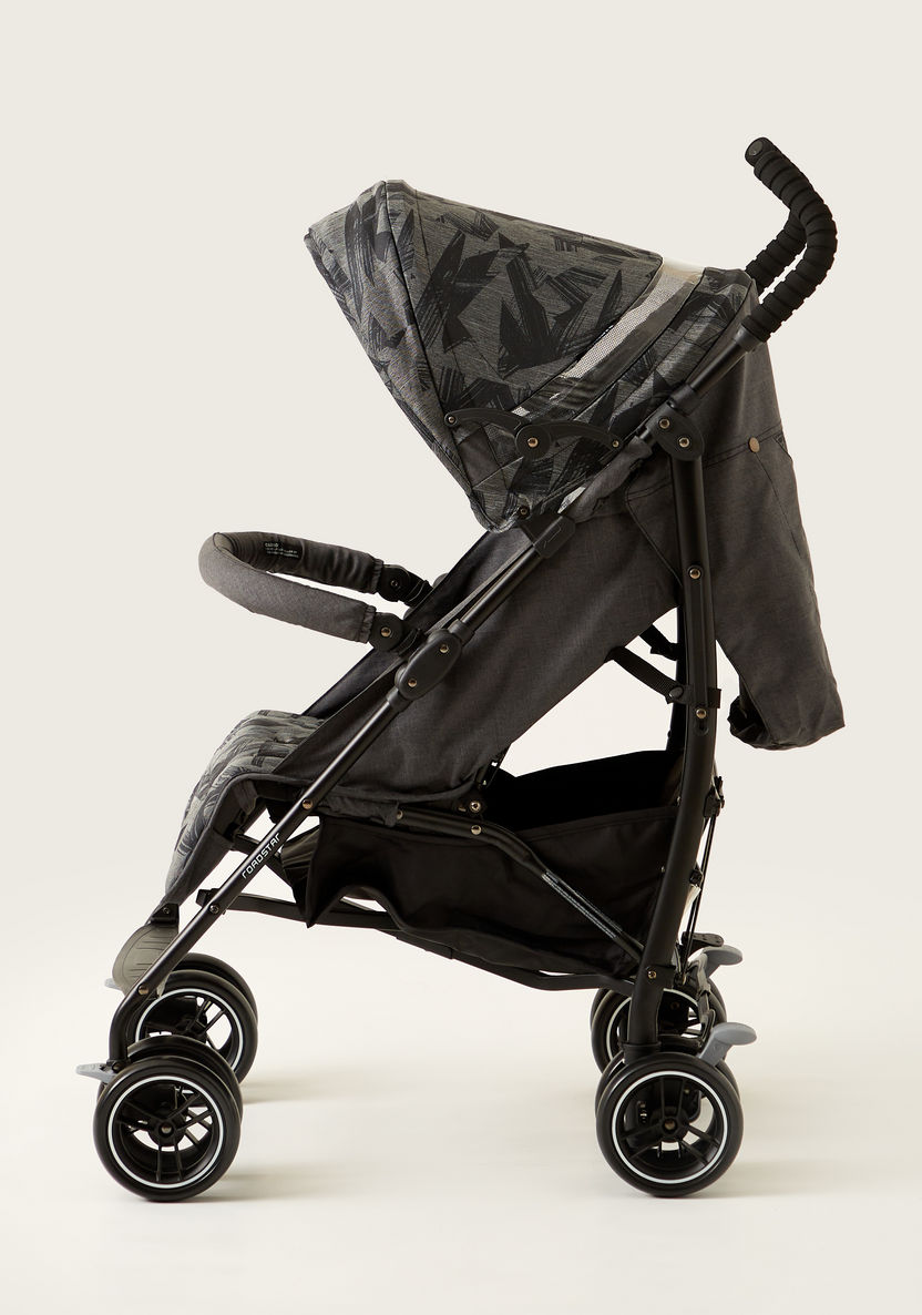 Juniors Roadstar Jigsaw Denim Dark Night Baby Buggy with Multi-Position Reclining Seat-Buggies-image-4