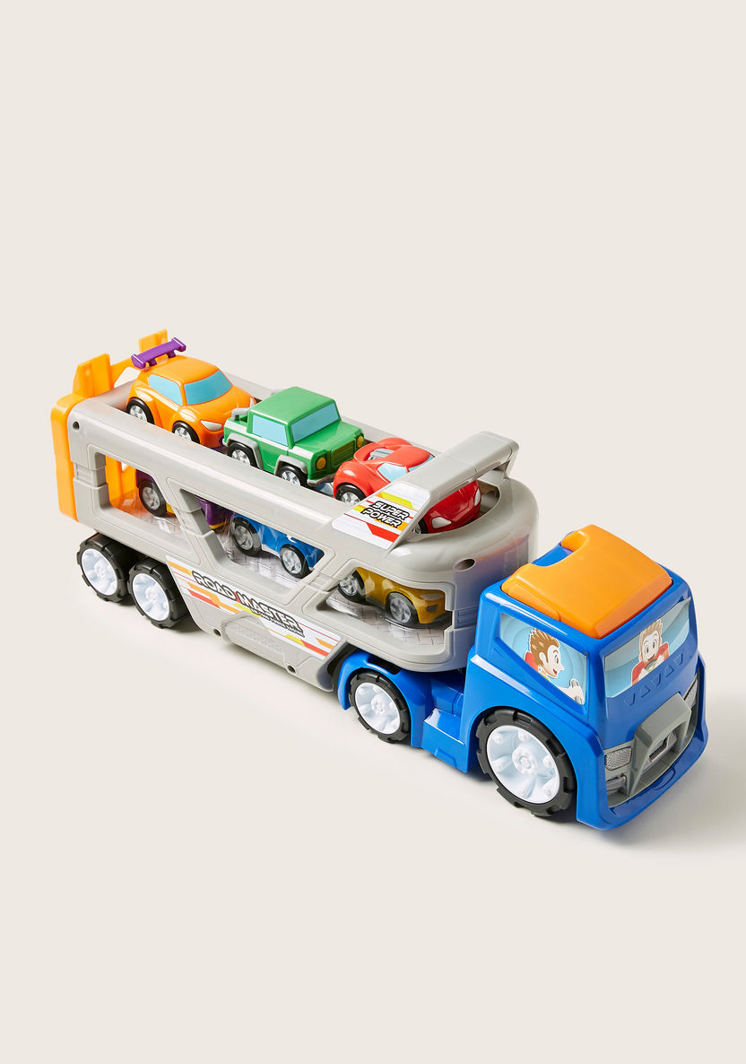 Keenway Super Car Transporter Playset-Scooters and Vehicles-image-0