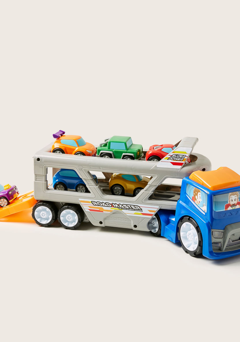Keenway Super Car Transporter Playset-Scooters and Vehicles-image-1