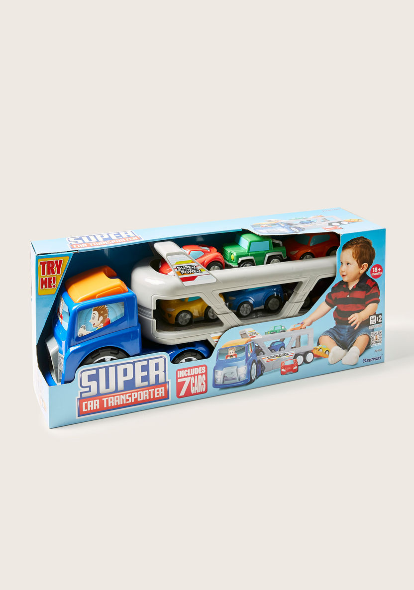 Keenway Super Car Transporter Playset-Scooters and Vehicles-image-4