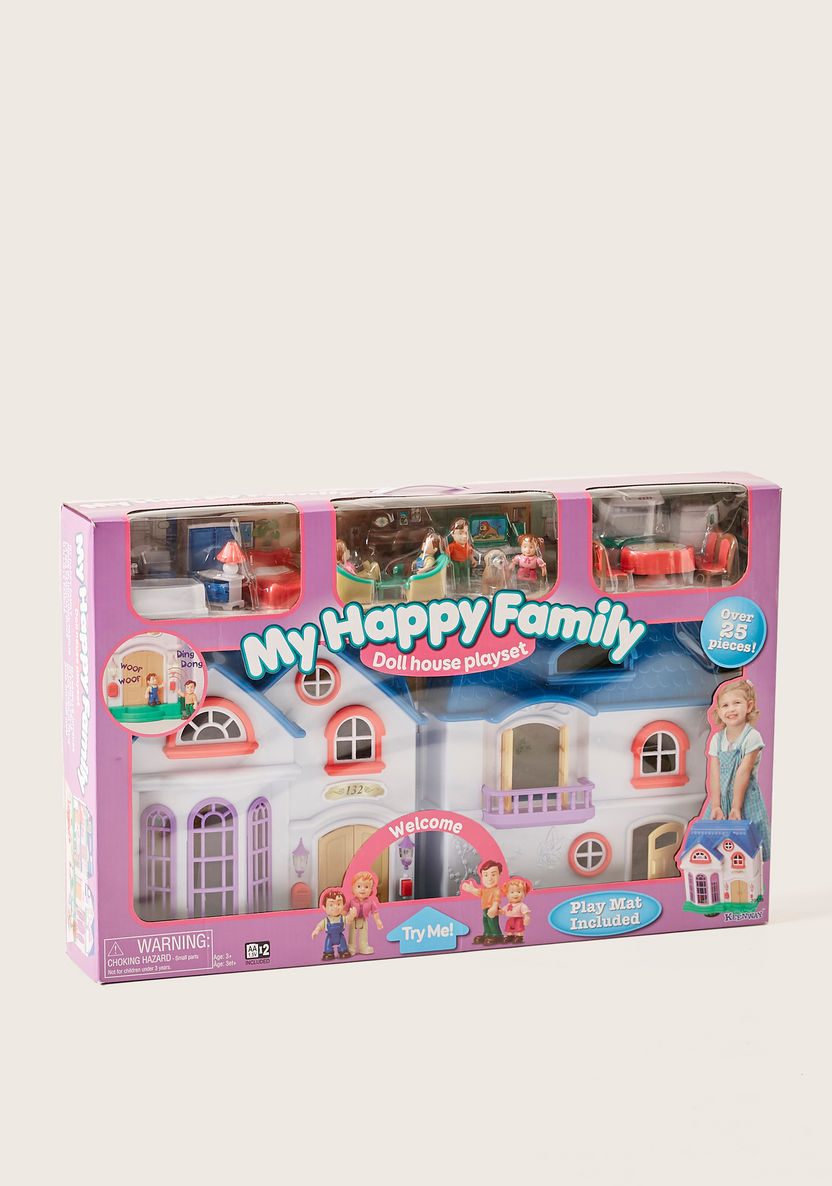 Keenway My Happy Family House Playset-Role Play-image-5