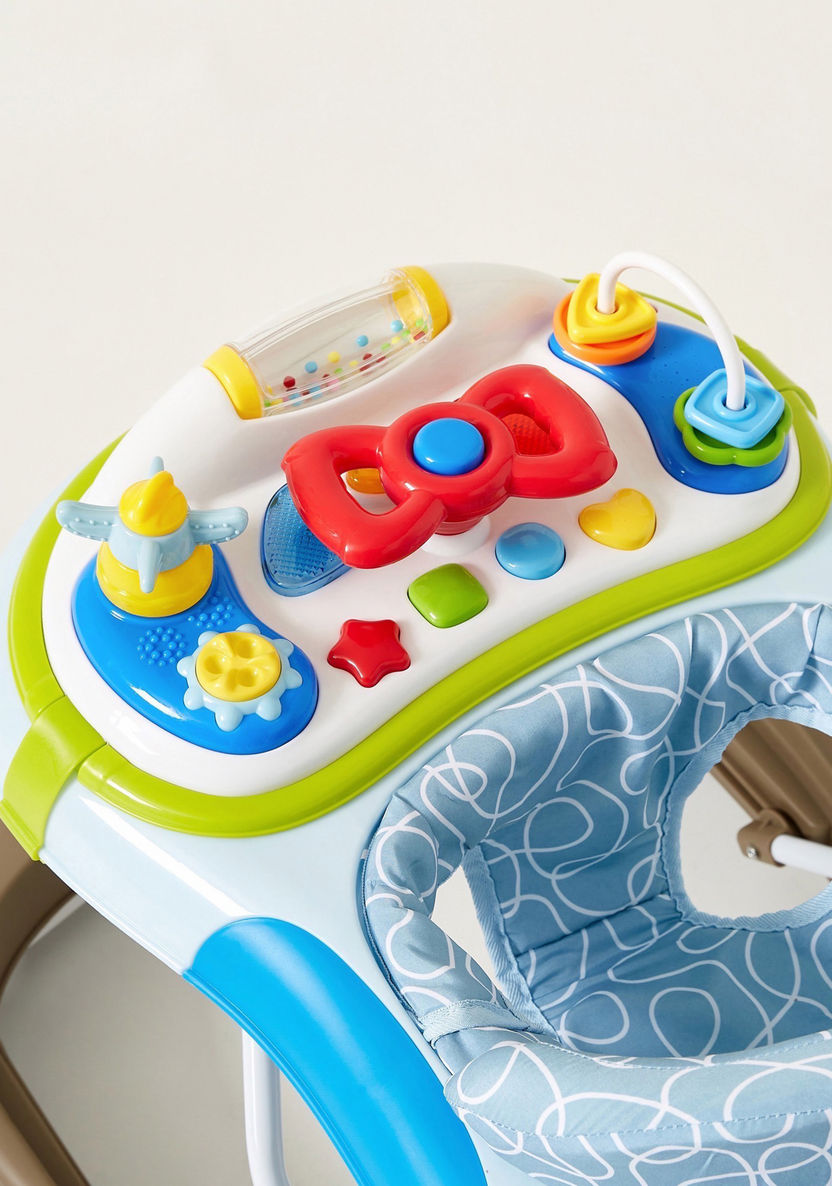 Juniors Omega Walker with Musical Tray-Infant Activity-image-4