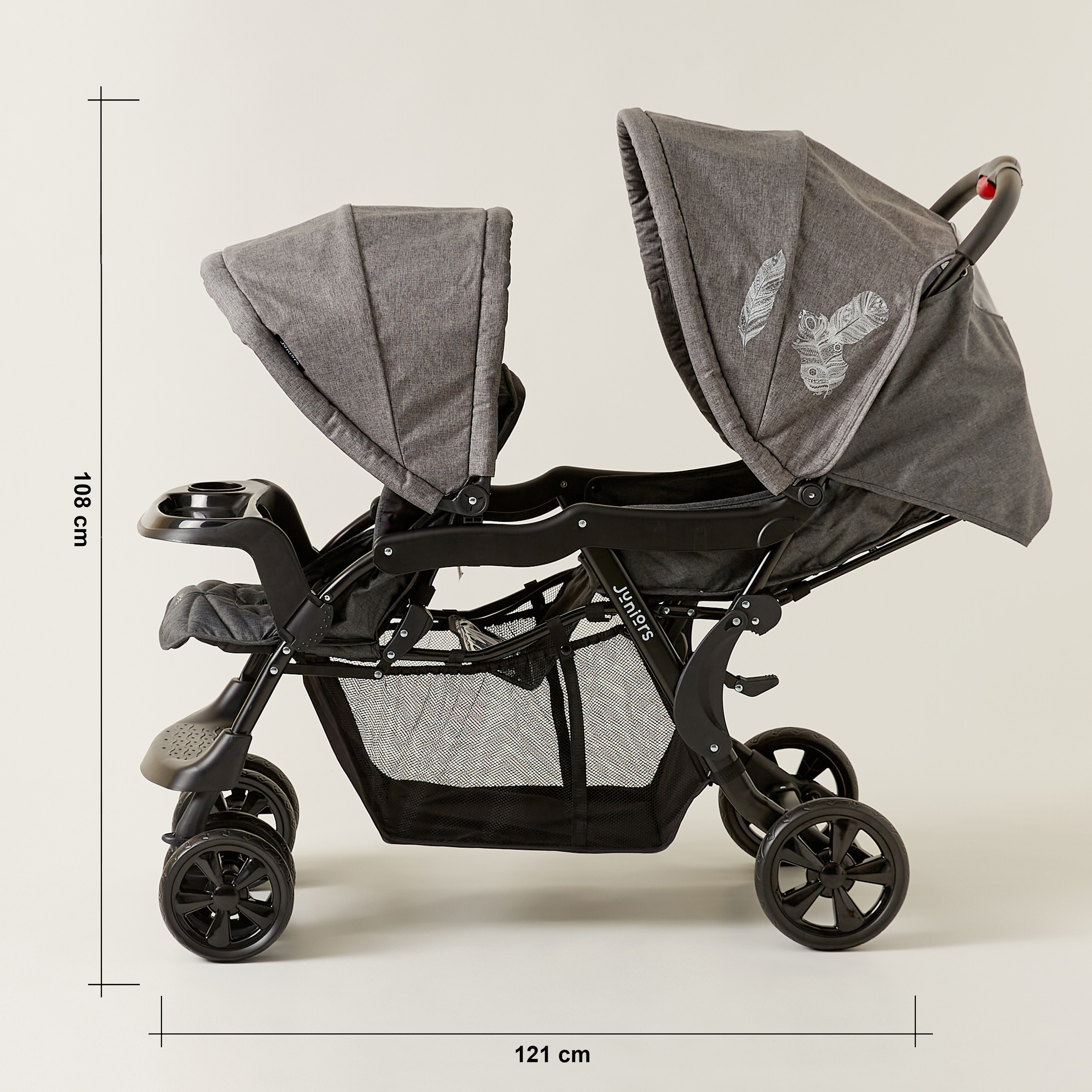 Juniors double stroller best sale