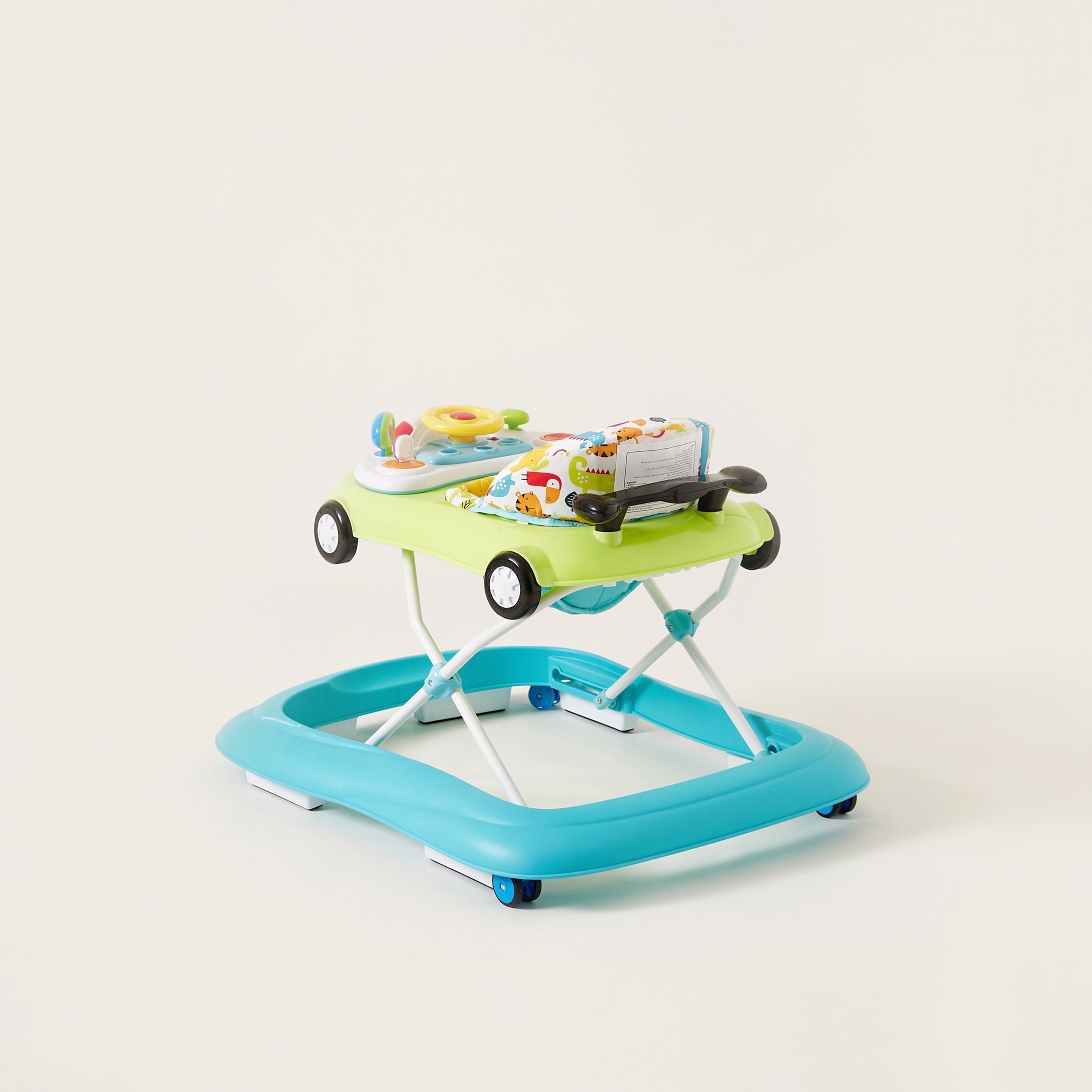 Juniors Animal Print Walker with Musical Tray-baby-infantactivity-walkers-image-2