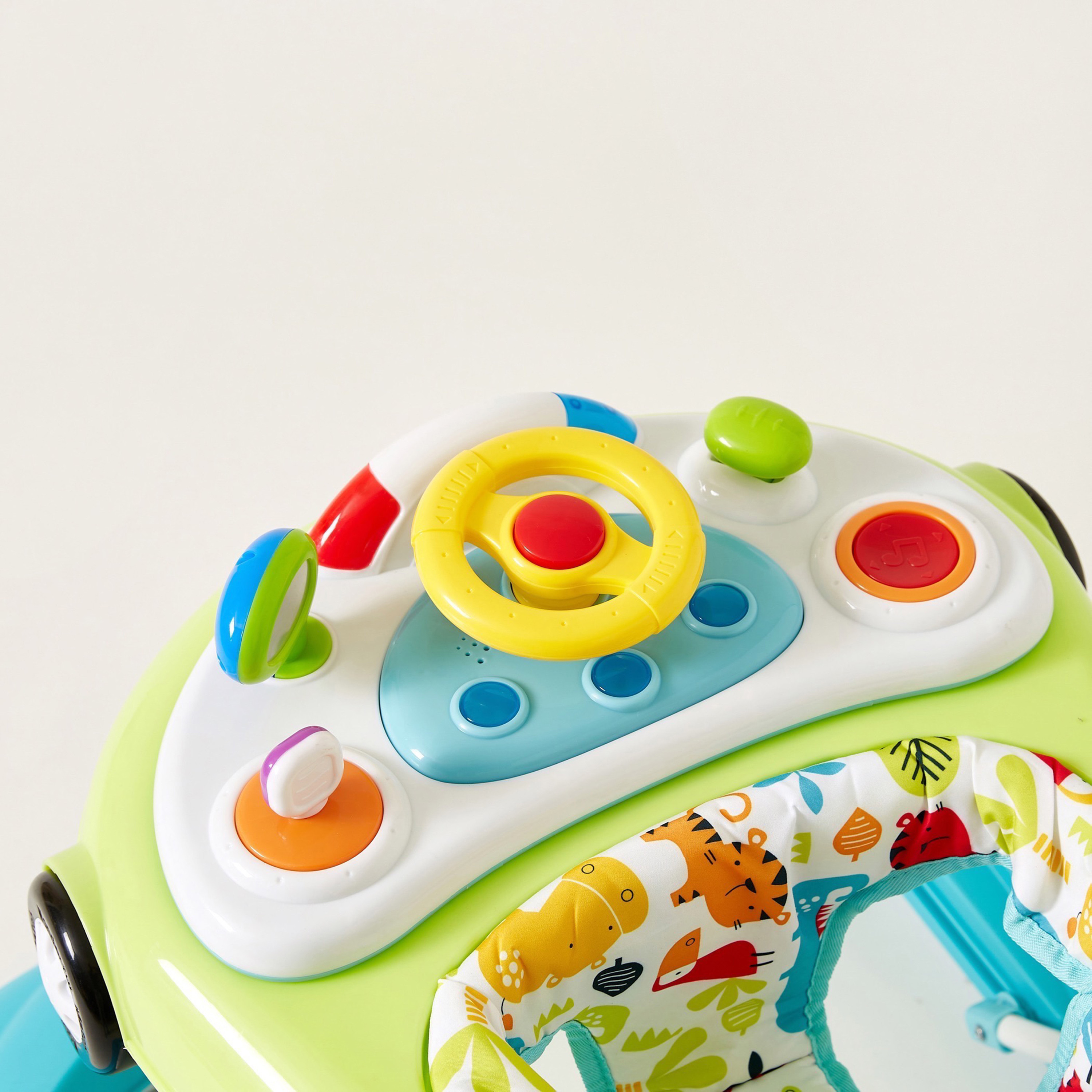 Juniors Animal Print Walker with Musical Tray-baby-infantactivity-walkers-image-5