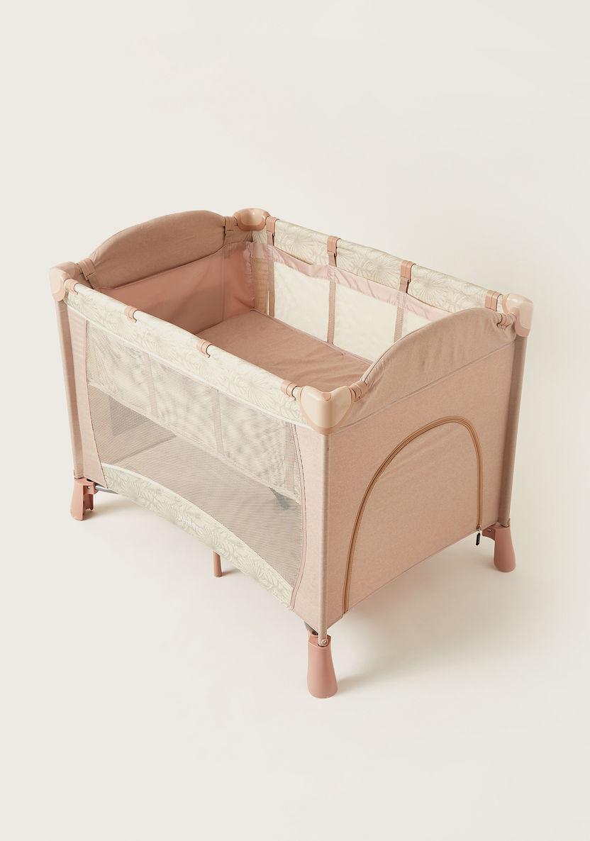 Juniors Devon Beige Compact Travel Cot with Sun Canopy (Upto 3 years)-Travel Cots-image-4