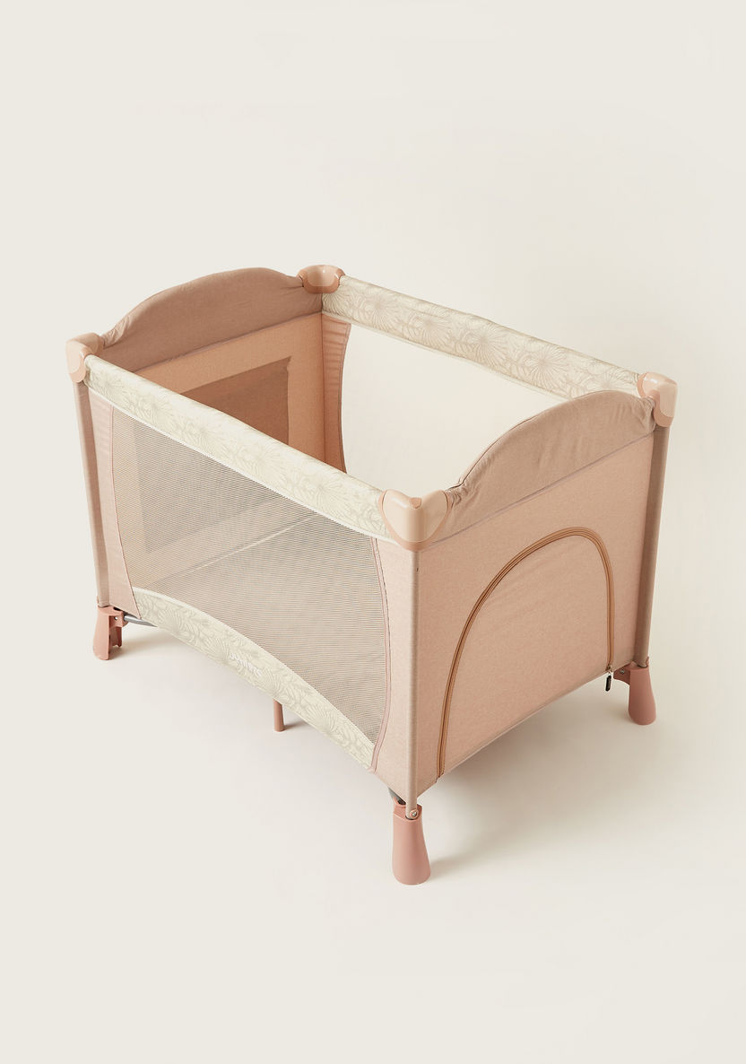 Juniors Devon Beige Compact Travel Cot with Sun Canopy (Upto 3 years)-Travel Cots-image-5