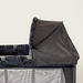 Juniors Devon Black Foldable Travel Cot with Sun Canopy (Upto 3 years)-Travel Cots-thumbnail-3